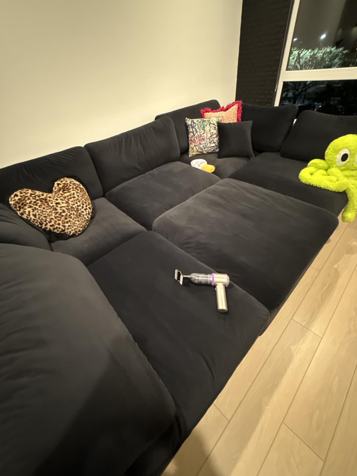 Vacuum/Air Duster 80,000RPM Super Power Mini Car Vacuum Cleaner 4-in-1 air Blower Gun Air Duster & Air Blower & Pump Hand Electric air Duster Handheld dust Blower Blower Cordless (Purple) customer photo 1