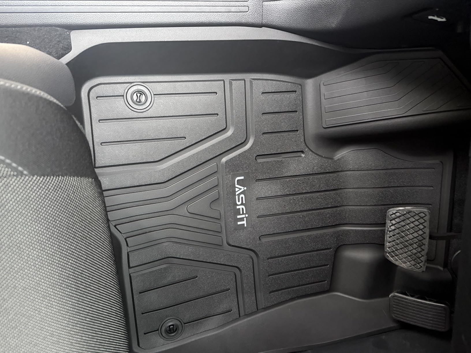 Floor Mats & Trunk Mat with Backrest Mat for Honda Pilot 2023-2025 2026, Split & One-Piece Foldable Seating All Weather TPE Floor Liners 1st & 2nd & 3rd Row & Cargo Mat with Seatback Mat, Black customer photo 1