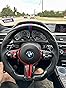 Real Carbon Fiber Perforated Nappa Leather D-Type Racing Design Sport Steering Wheel for BMW F30 F20 F21 F25 F15 M2 M3 M4 F80 F82 F87 customer photo 1