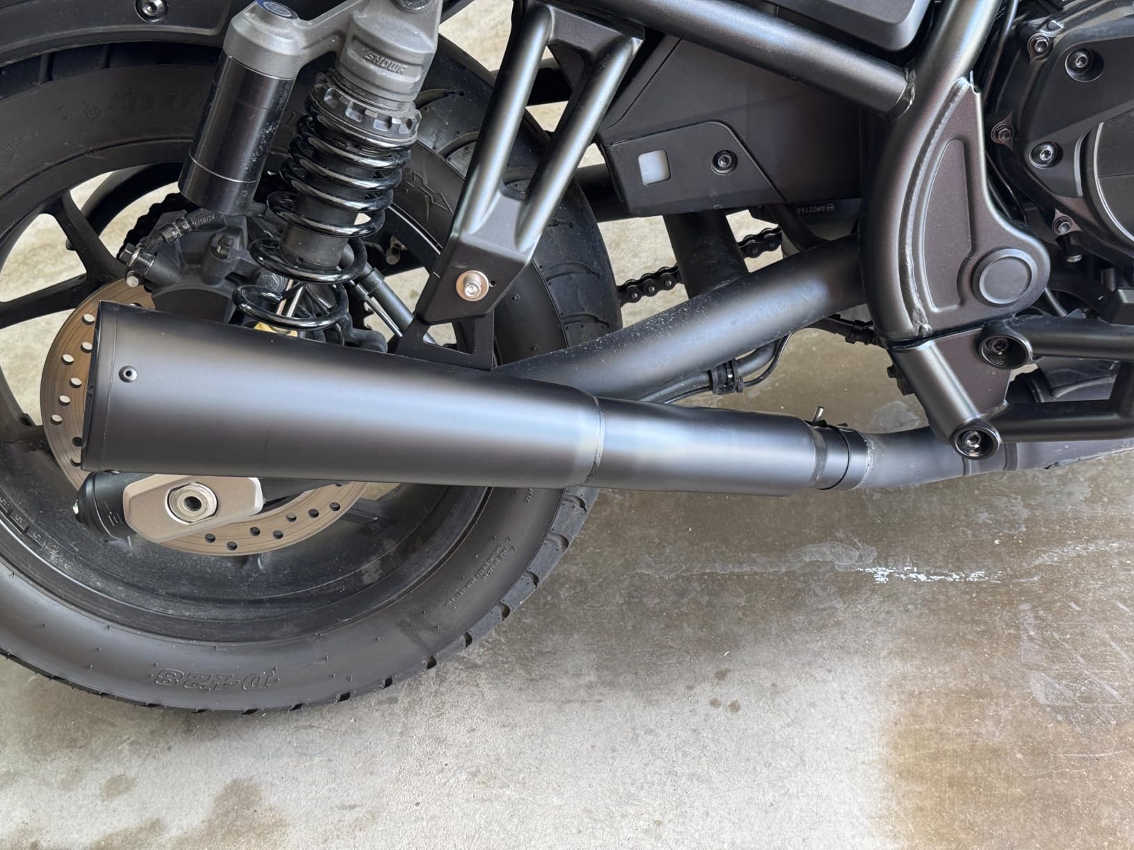 Motorcycle Stainless Steel Full Complete System Exhaust Muffler Pipe Header & Mid Pipe & Tail Muffler Compatible with Honda Rebel CMX 1100 CMX1100 2021 2022 2023 2024 (Without Silencer) customer photo 1