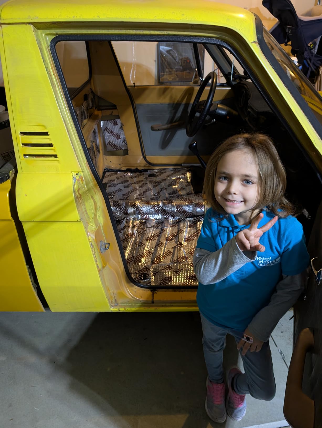 80 mil 10 sqft Car Sound Deadening Mat, Butyl Automotive Sound Deadener, Audio Noise Insulation and dampening customer photo 2