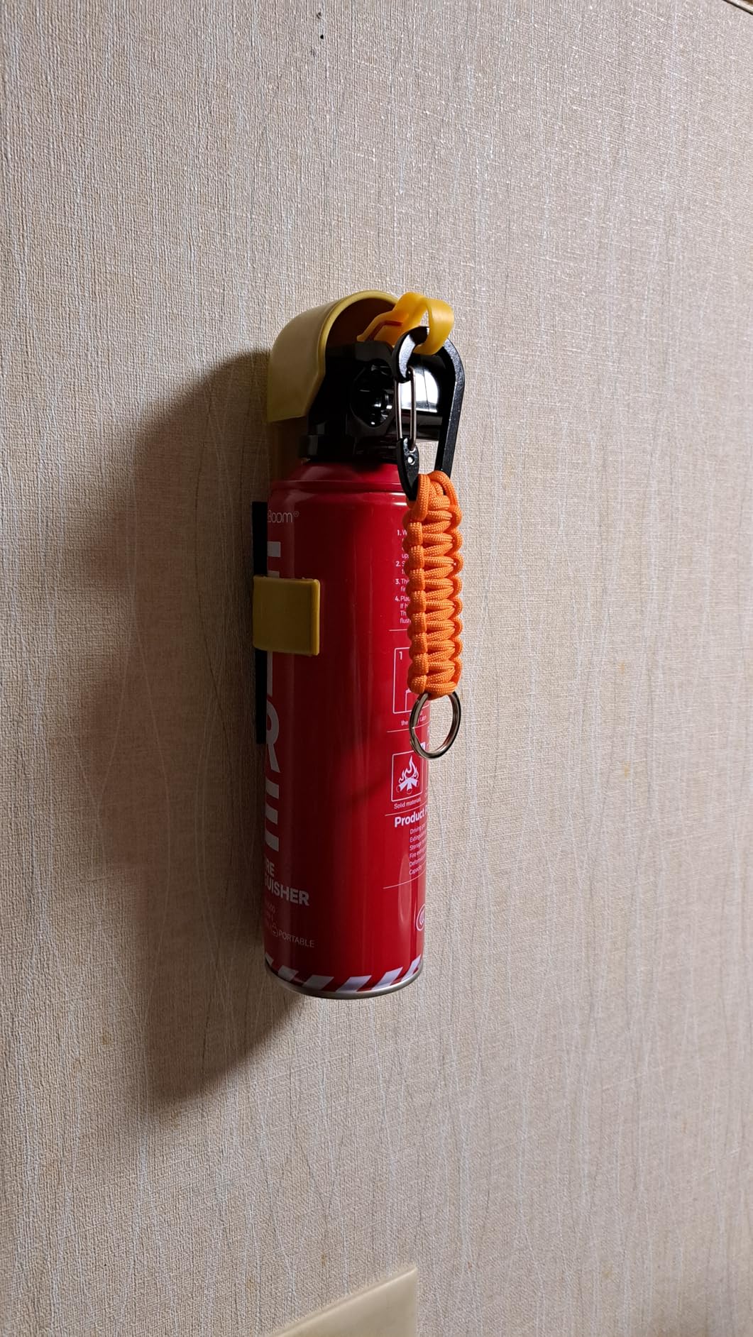 Fire Extinguisher for Home, Car, Kitchen, and Boat 3-Pack, Portable Extinguishing Aerosol Spray Compact A, B, C, K - Includes Mounting Brackets for Easy Access customer photo 1