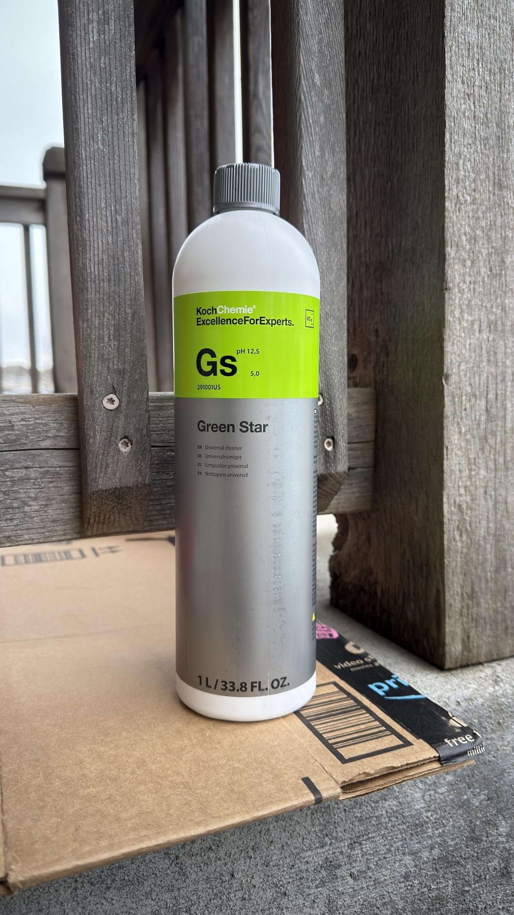 KOCHCHEMIE Green Star - Highly Concentrated Universal Cleaner; NTA, Phosphate, and Solvent Free, Clean Auto Interiors and Exteriors, Engines, Commercial, Home, and Industrial Use (1 Liter) customer photo 1