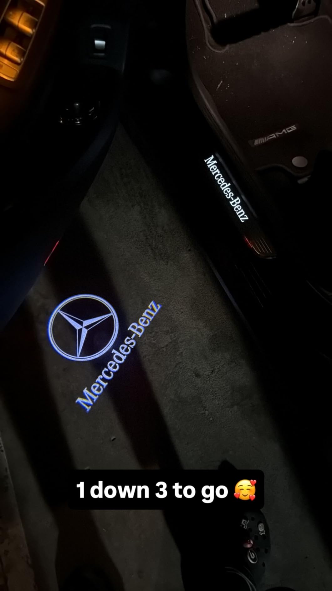 Car Door Lights Logo Projector Puddle Lights Compatible with A B C E M GL GLA GLC GLE Class Accessories, Car Door Lights Performance LED Welcome Puddle Light Auto Accesories(for Be-nn, 4) customer photo 2