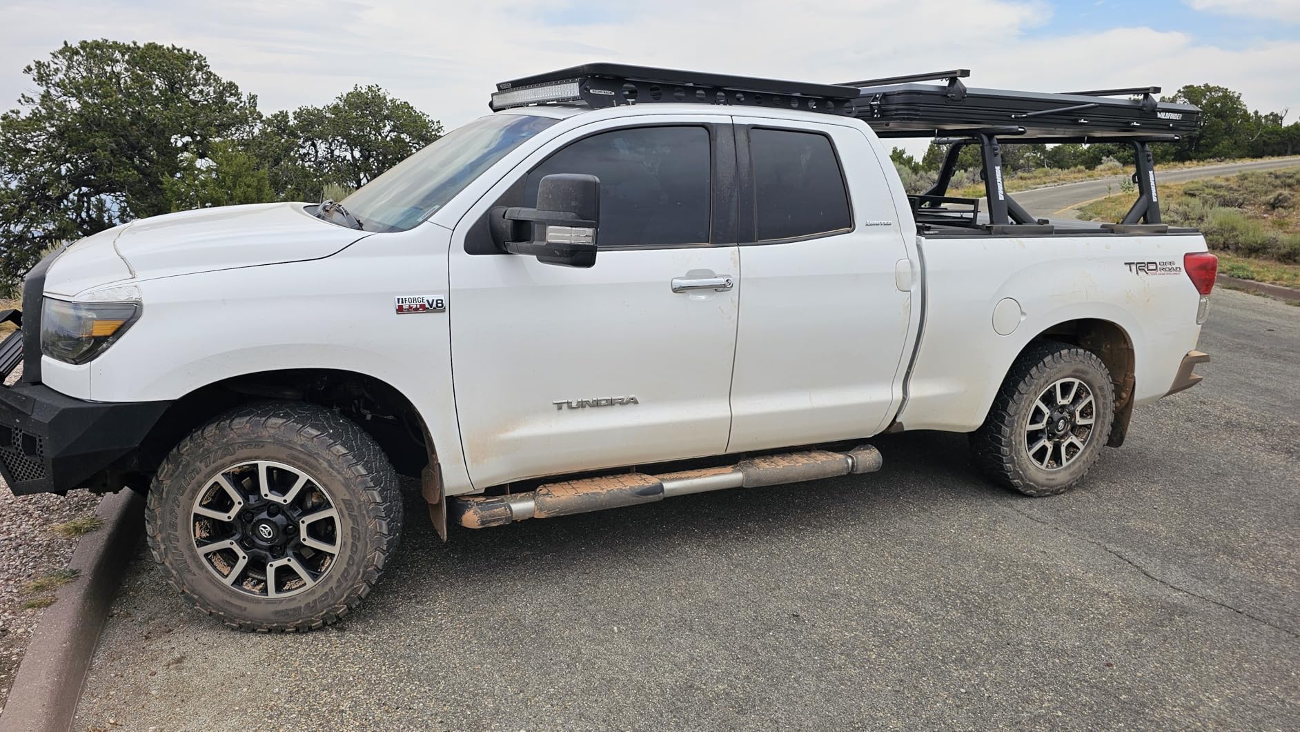 Rooftop Tent Hard Shell Roof Top Tent Hardshell Suitable for Jeep SUV Truck Van, Camping Car Roof for 2-3 Person customer photo 1