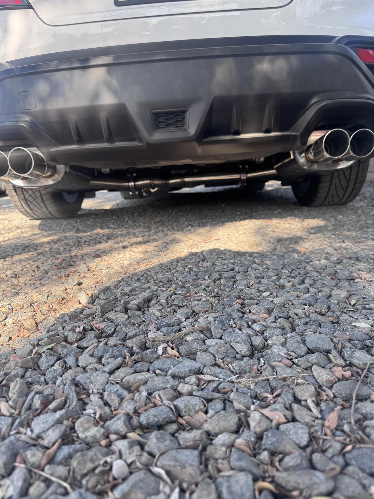 REV9 CB-083 FlowMaxx Stainless Steel Cat-back Exhaust Quad-tip system for Subaru WRX (VB) 2022-2025 All Trims customer photo 2