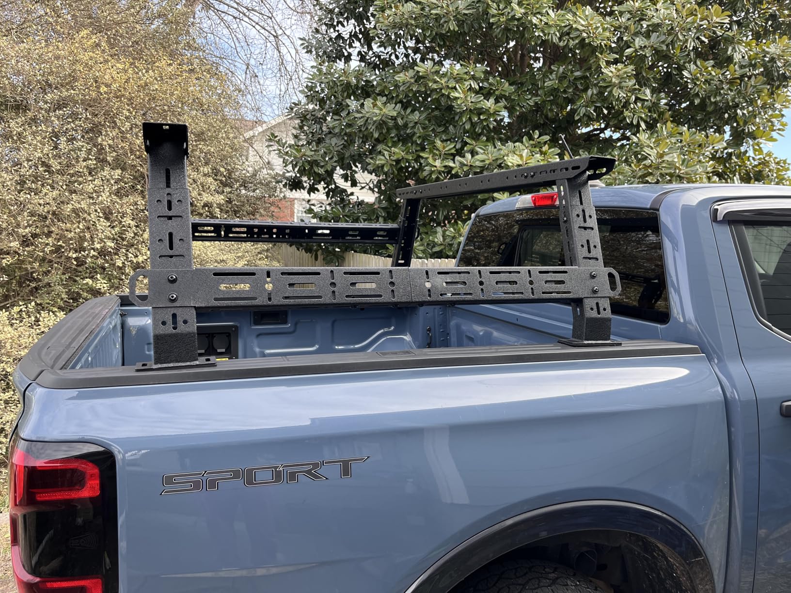 Universal Truck Bed Ladder Rack, Non-Drilling, 900 LBS Load Capacity, Fit Most Truck Bed Ranging from 53