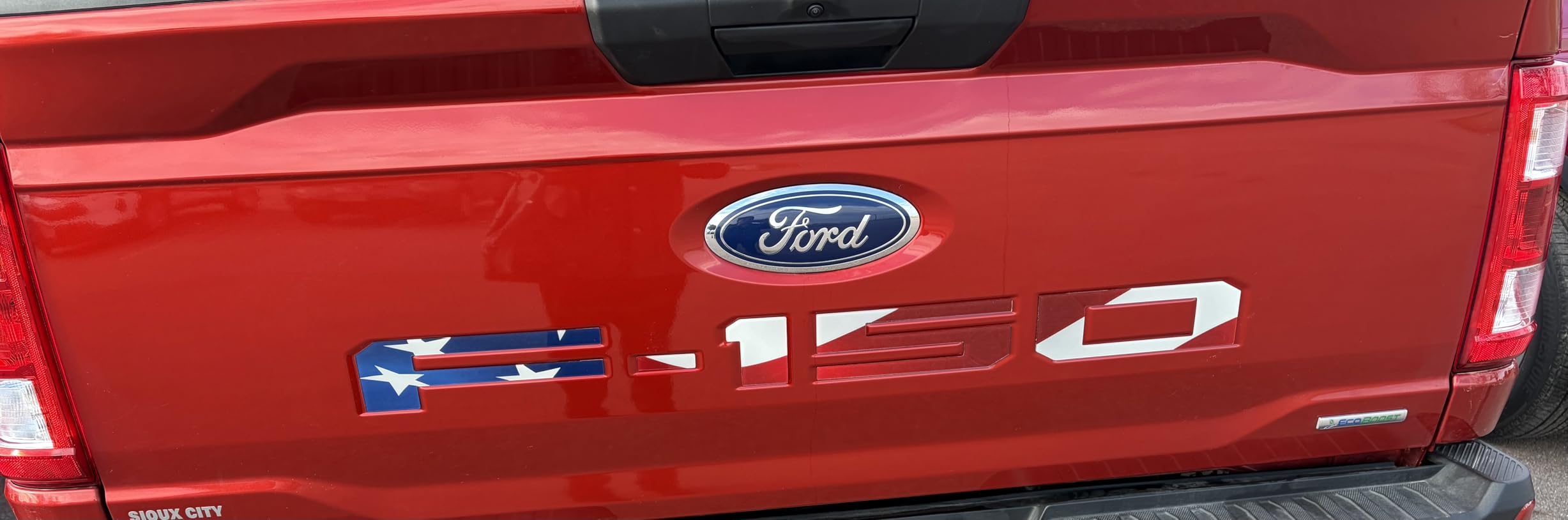 Eurosport Daytona- Compatible with 2021-Current, Ford F150 Standard Tailgate Letters (USA Flag) customer photo 1