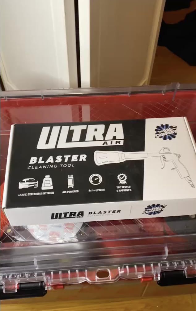 The Ultra Air Blaster (Version 2) - Lift and Blast Dirt and Debris Away for Interior Detailing; Durable and Ergonomic Metal Design; Trigger Operated customer photo 1