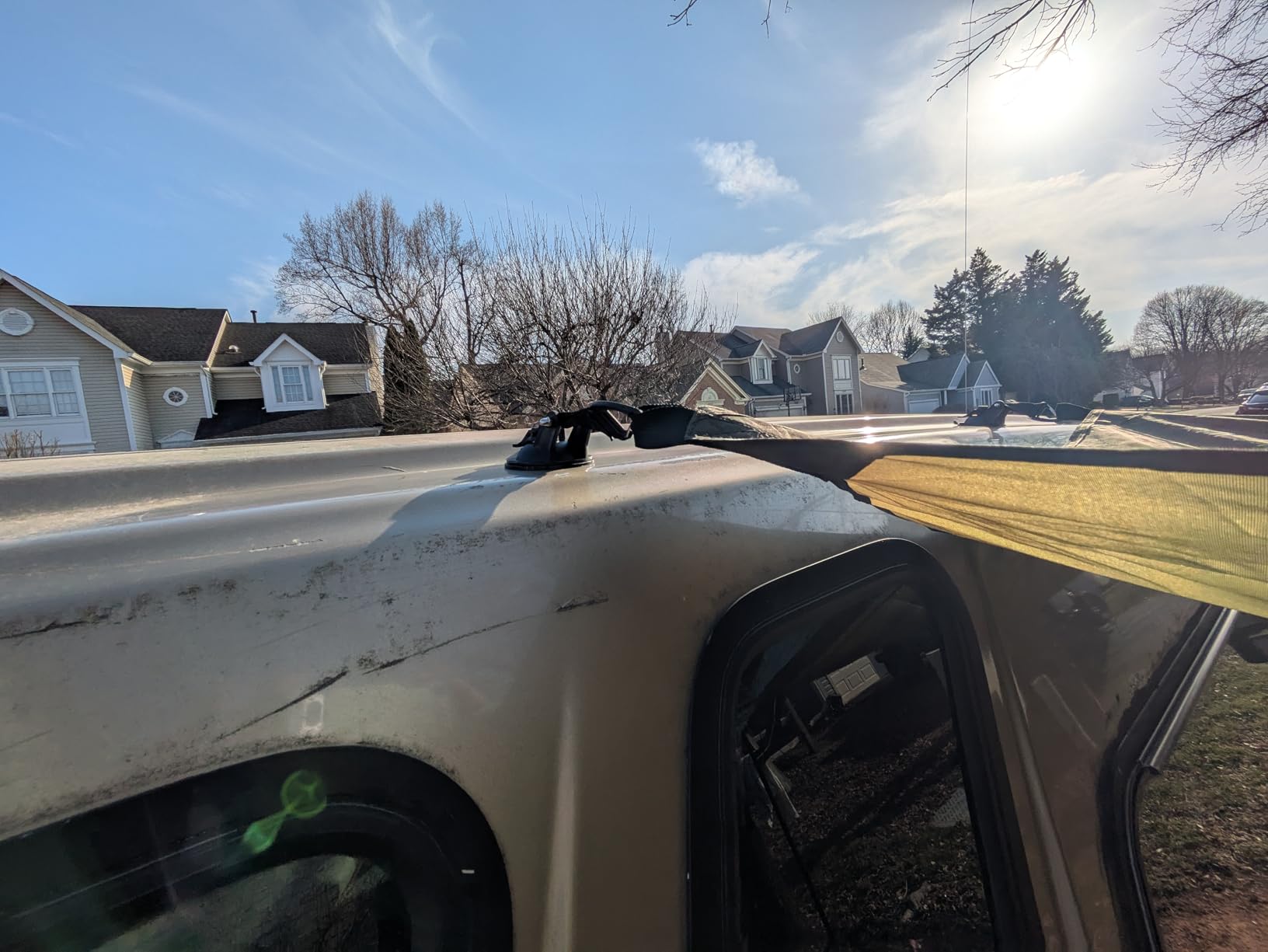 Portable Car Awning for SUV, Vehicle Awning for Camping Van Truck, Needn't Roof Rack Hardwares Waterproof UV50+ 10 x 5.6 ft customer photo 2