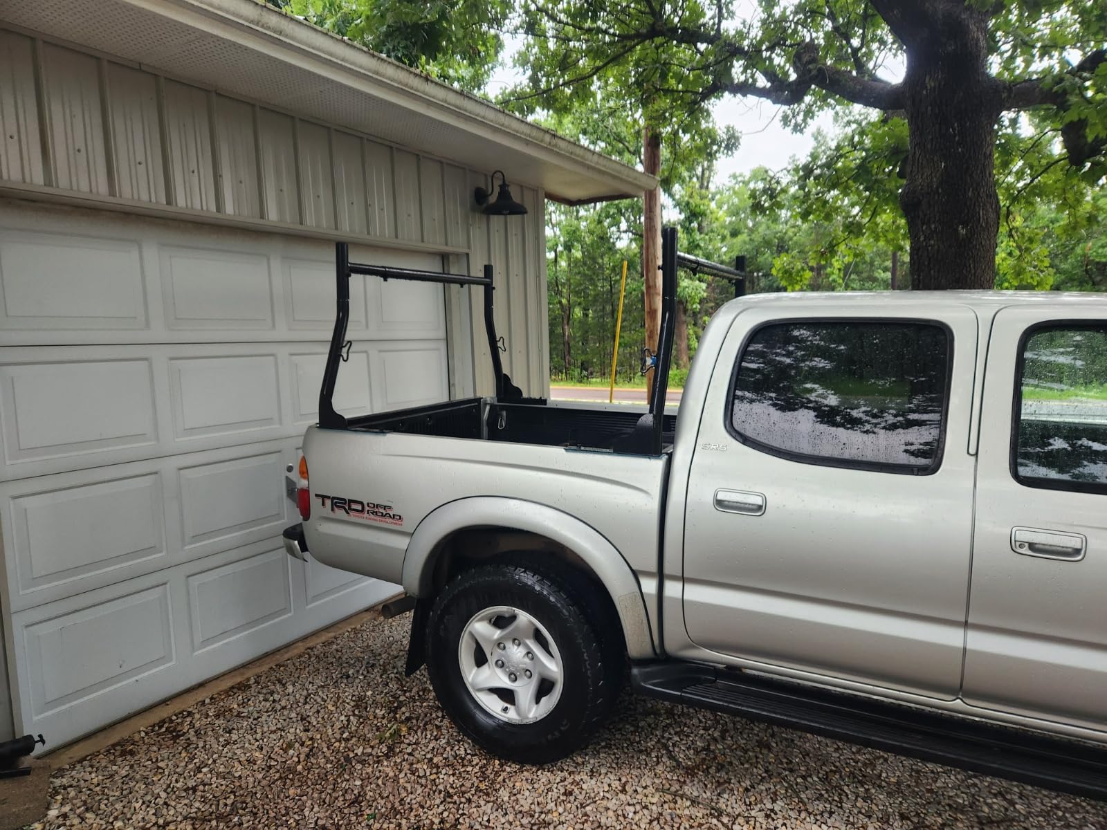AA-Racks Model X31-J Truck Ladder Rack 800Ibs Capacity with (8) Non-Drilling Z-Clamps Extendable Steel Pick-Up Truck Bed Ladder Rack Two-bar Set - Black customer photo 1