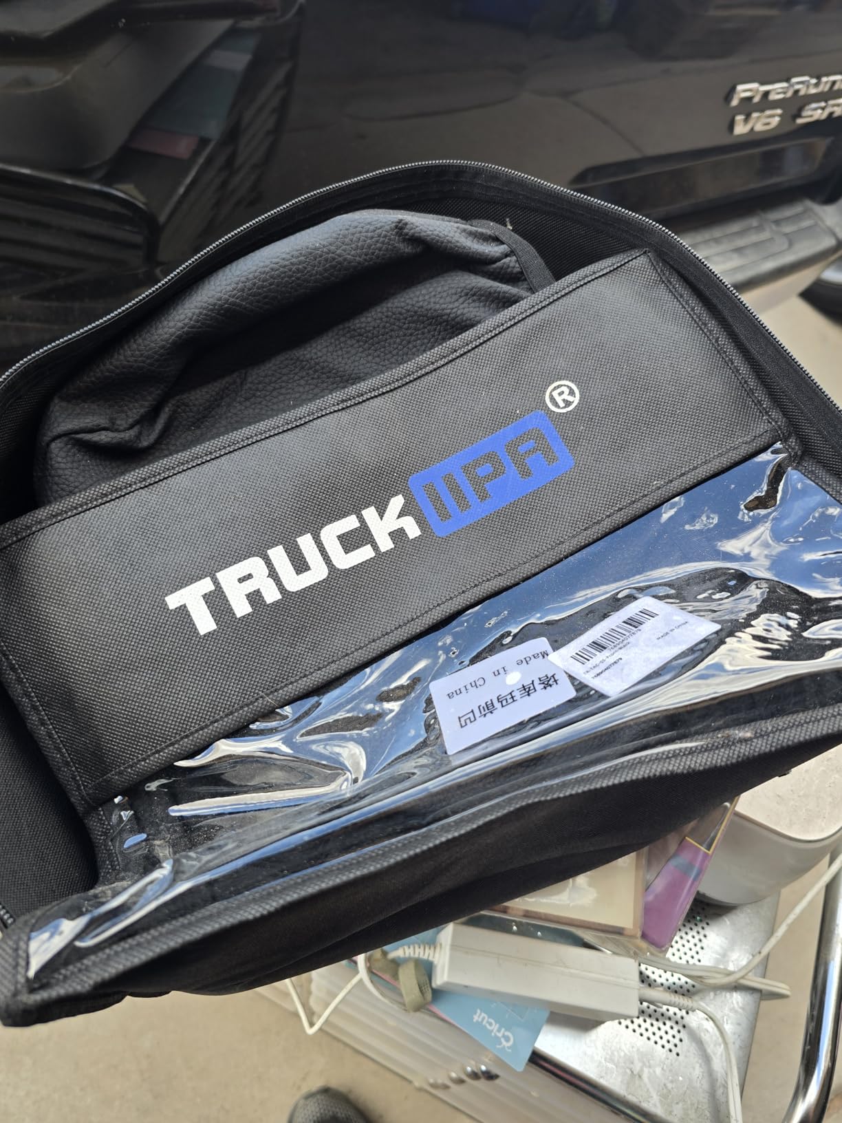 Truckiipa 2 Front Tacoma Seat Covers Leather Car Seat Covers Waterproof Truck Seat Cushion Protector Covers Fit for 2016-2023 Toyota Tacoma Double Crew Cab customer photo 2