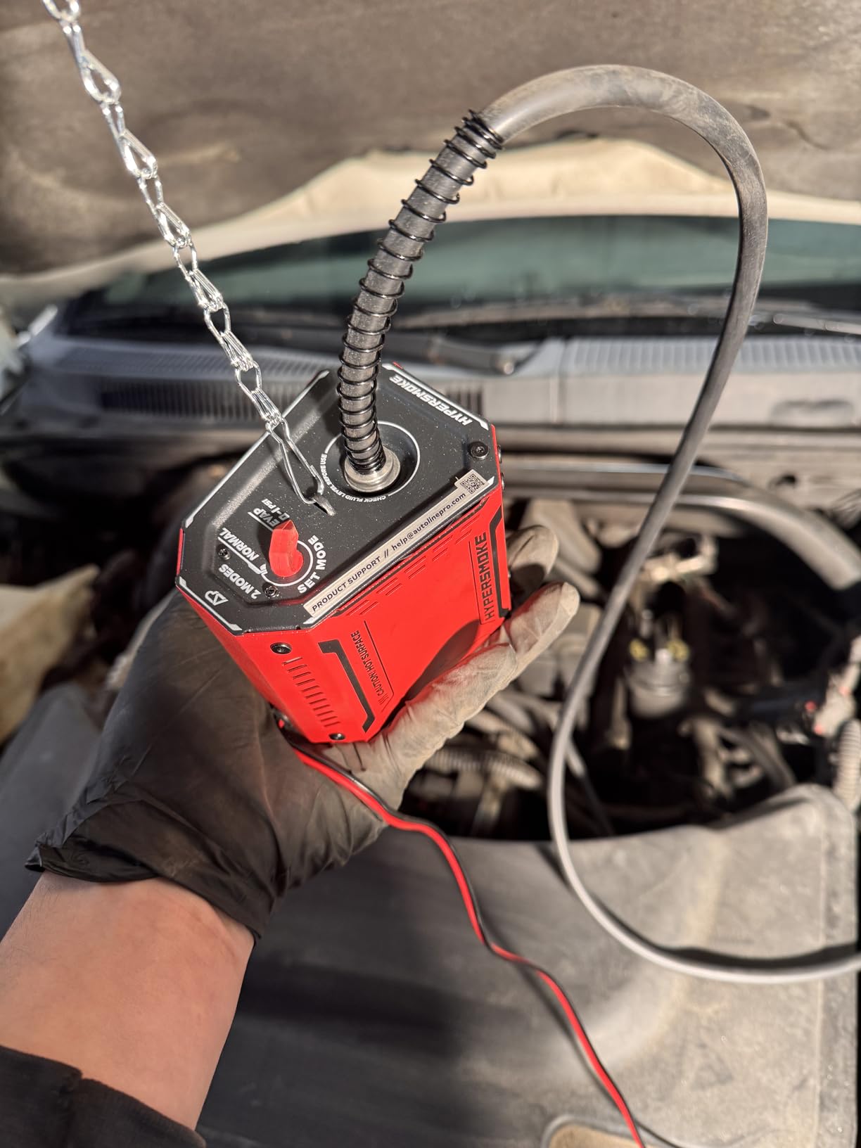 AutoLine Pro HyperSmoke Automotive Smoke Machine EVAP Vacuum Leak Tester customer photo 1