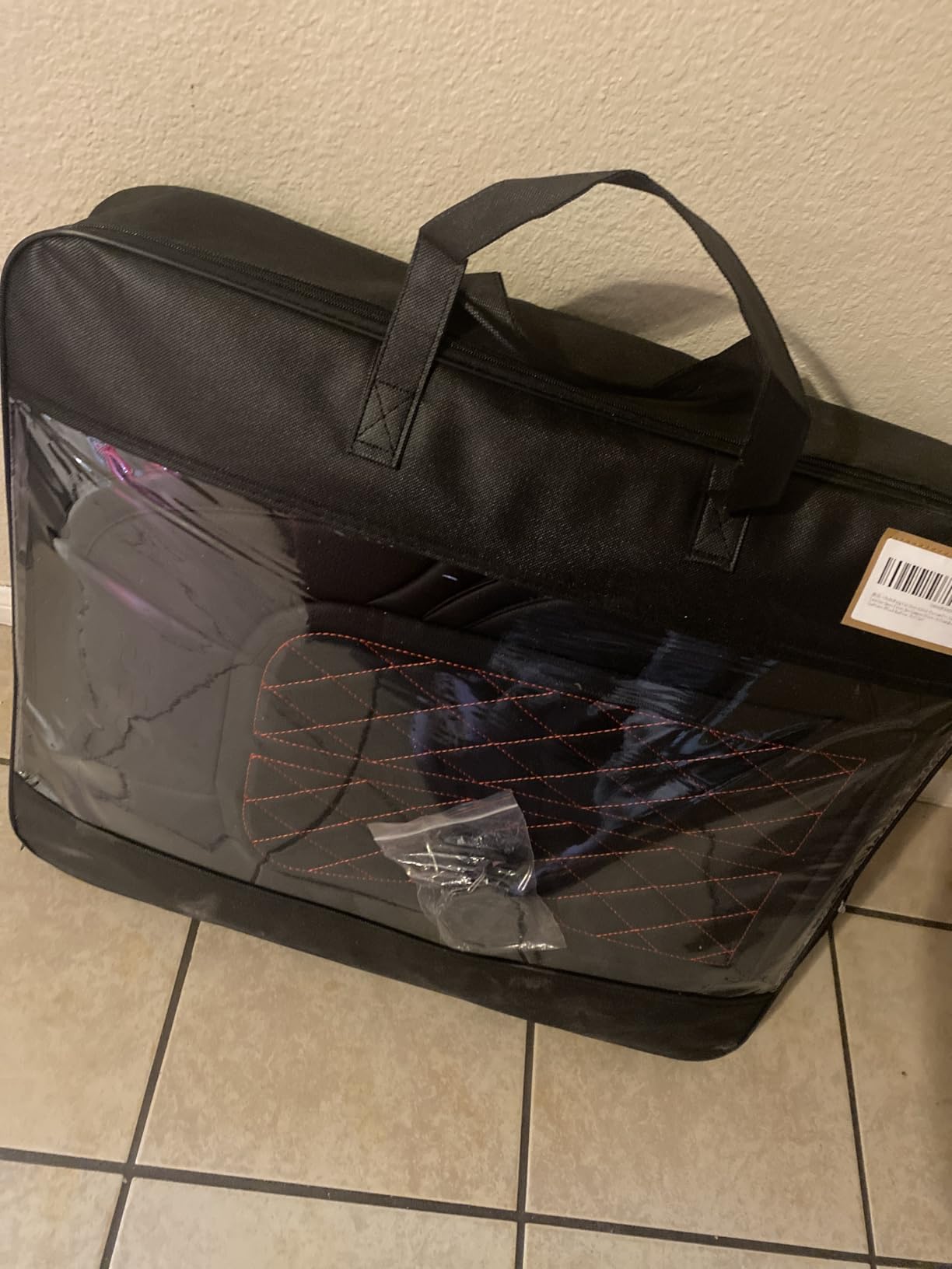 Car Seat Cover Custom Fit for Ford F150 2009-2026 Faux Leather Seat Cover Set Compatible with Regular Cab Super Cab Super Crew Pickup Truck Cushions (Black & Grey, Front Seat) customer photo 1