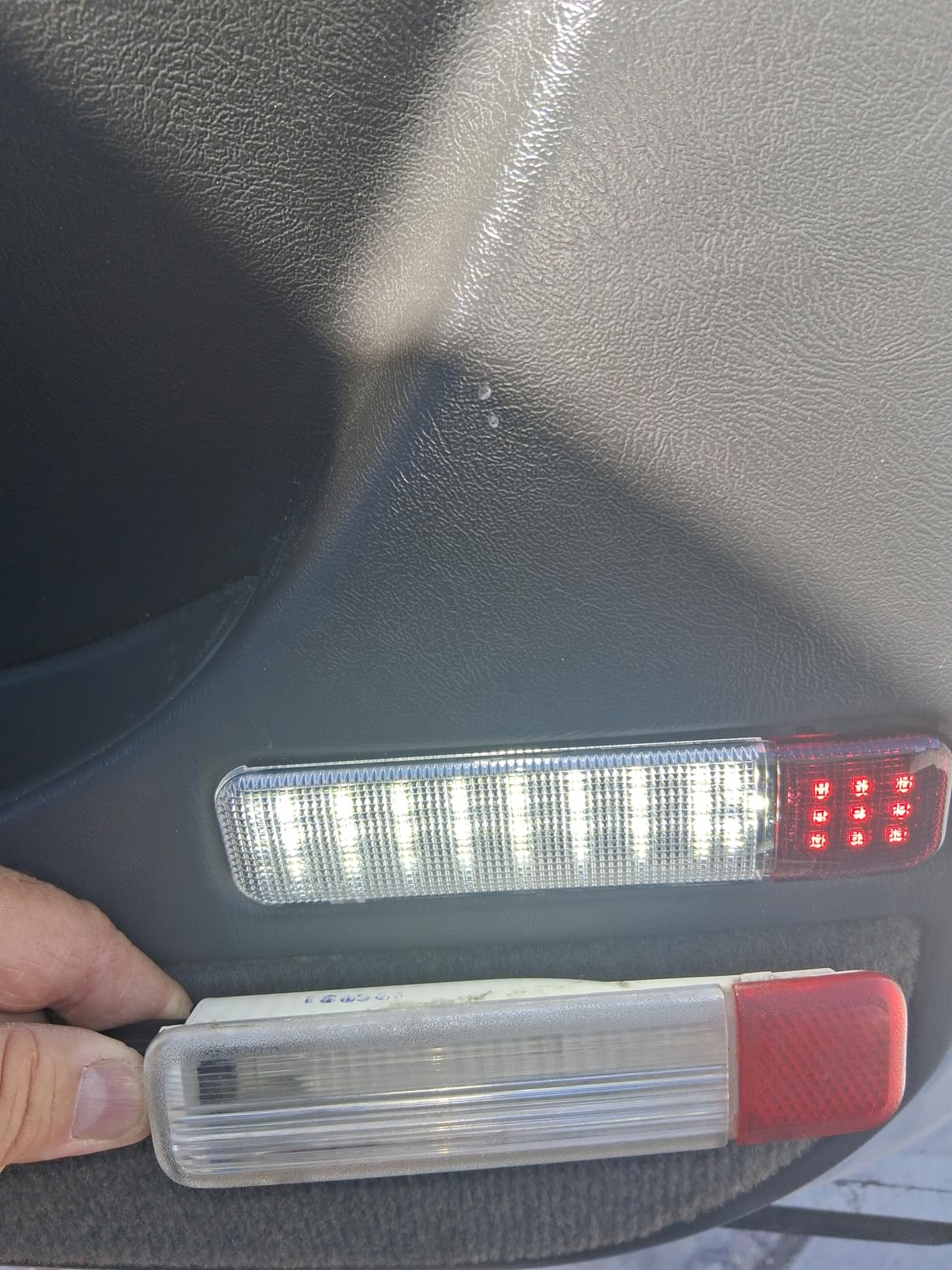 Nilight 2PCS LED Interior Door Panel Light Courtesy Warning Lights White Beam Plug and Play Compatible with Audi A3 A4 A5 A6 A7 S3 S4 S5 S6 S7 Q5 Q7 TT OEM Replacement CANbus Error Free customer photo 2