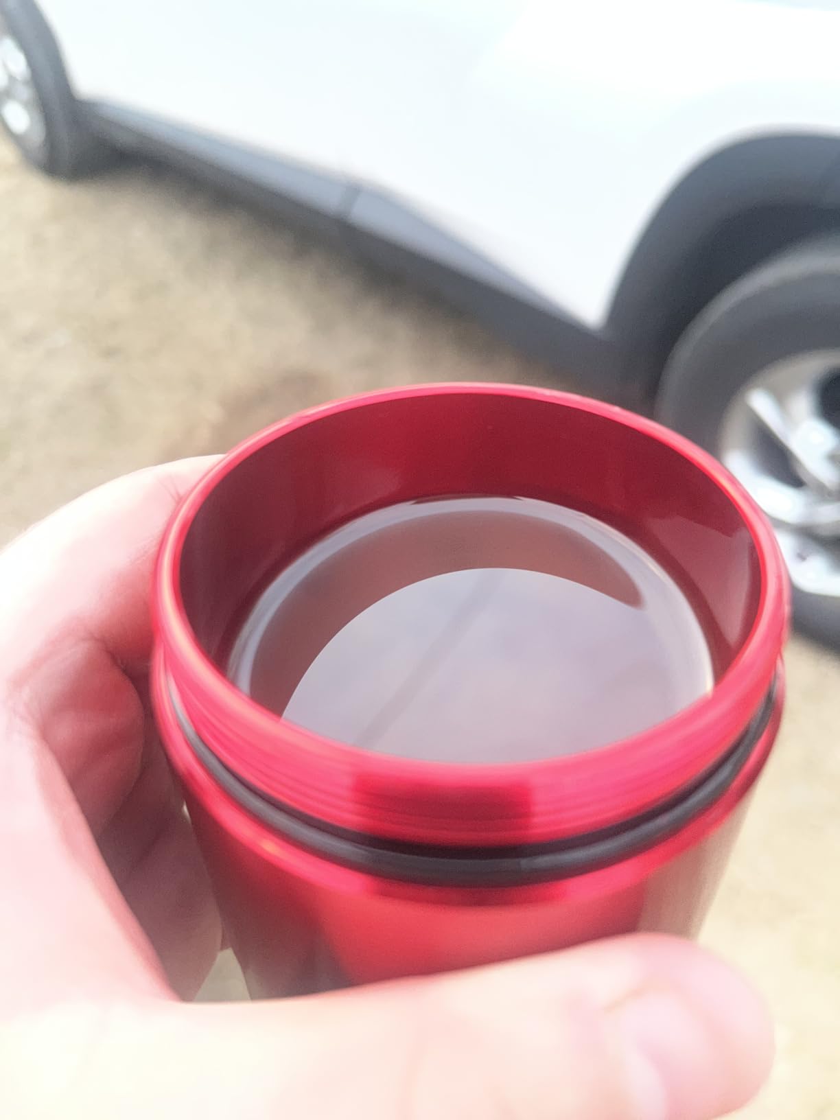 EVIL ENERGY Oil Catch Can, 300ML Baffled Oil Can, Universal Aluminum Air Oil Separator Breather Tank with 3/8