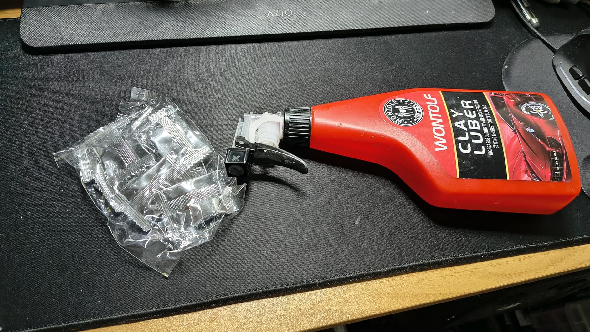 Heavy Duty Car Clay Bars Auto Detailing Clay Luber Synthetic Lubricant Kit, 4 Clay Bars, Clay Bar Lubricant Tablets 10 Pack, Spray Bottle and Microfiber Towel for Car Detailing Cleaning customer photo 1