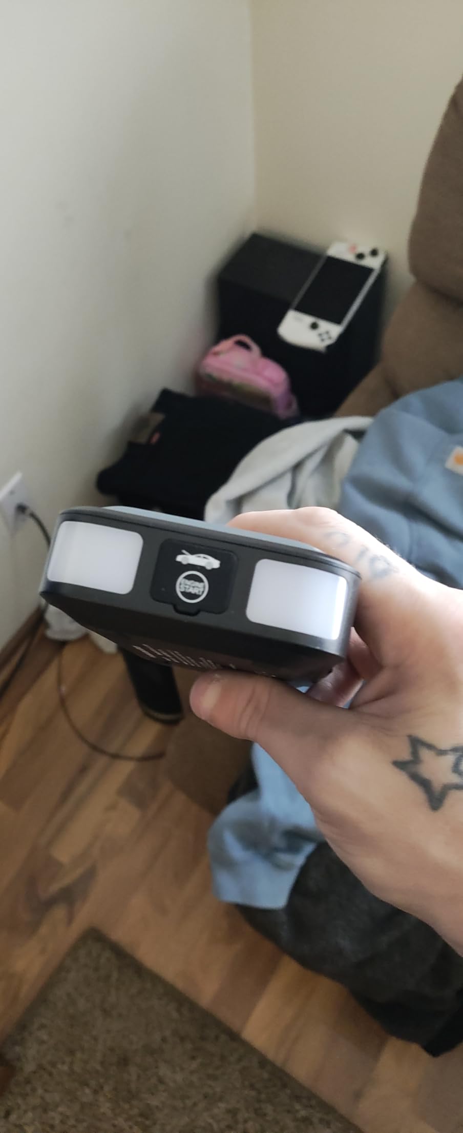 TREKURE Portable Car Battery Jump Starter 4000A 16800mAh Jump Box, Car Battery Jumper Starter Portable Jumper Cables for car(8.0L Gas/6.5L Diesel), Fast Charge, Lights, Compact customer photo 2