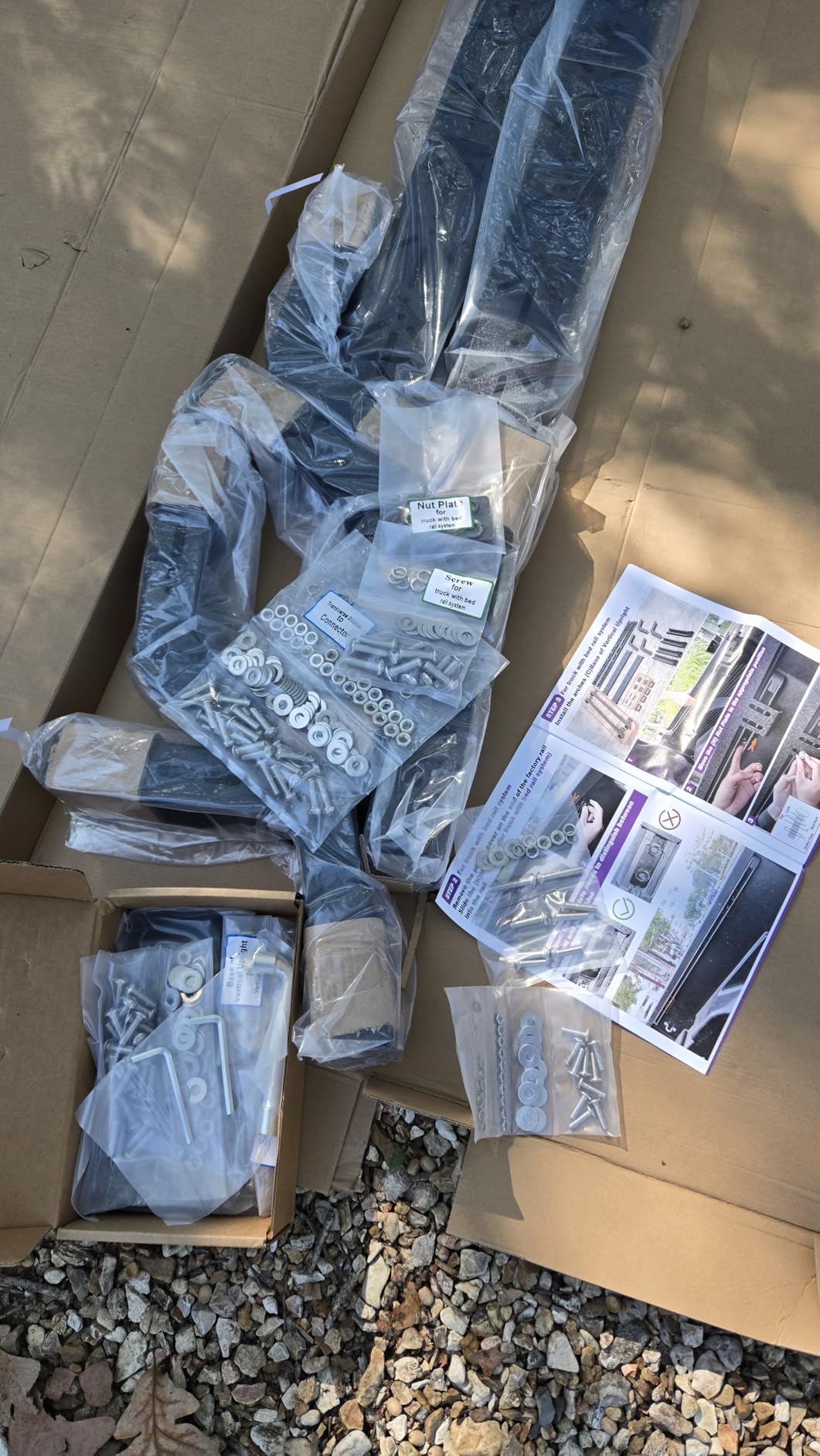 Adjustable Truck Bed Rack for Most Truck, Overland Bed Rack Compatible with Gladiator/Ford/Tundra/Tacoma/Dodge/Chevy/Nissan, Ladder Rack for Kayak, Surfboard, Lumber, Ladder customer photo 1