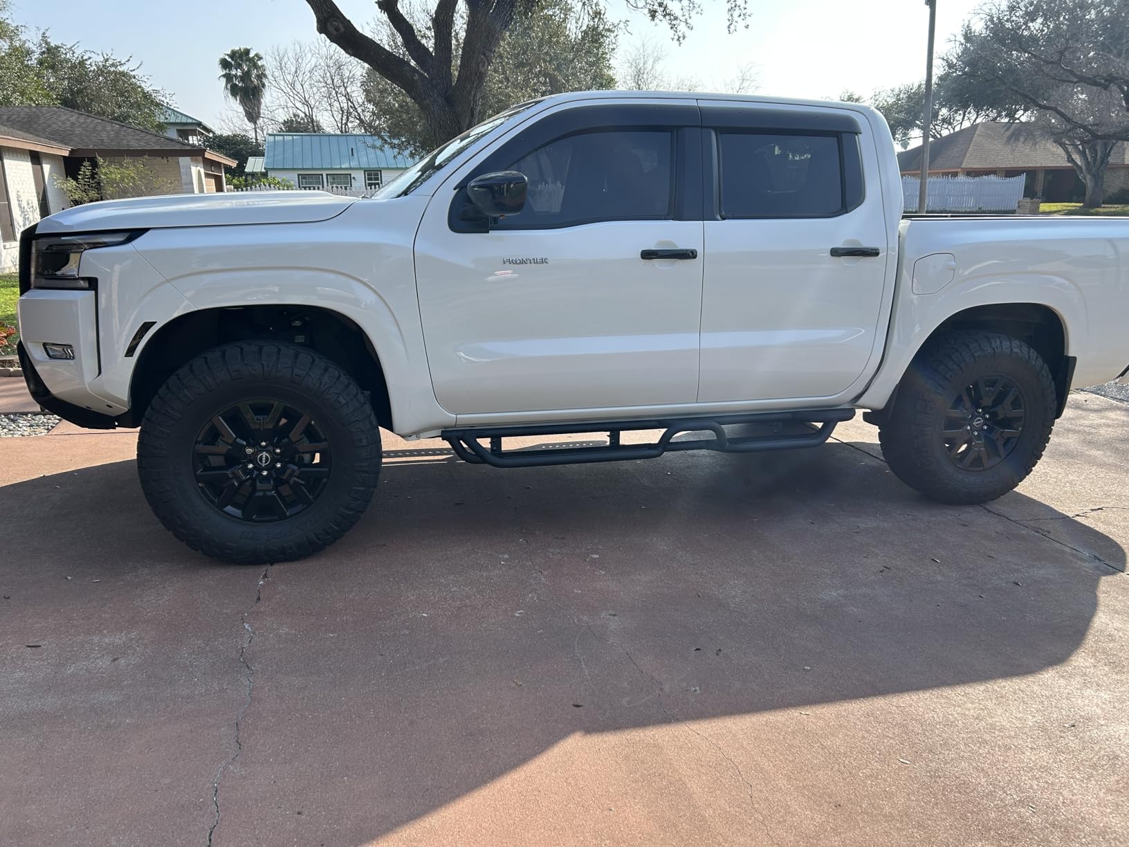 BINARY STAR Running Boards Compatible with Vehicle 2020-2026 Jeep Gladiator Jt 4 Door. Multi-Function Running Boards Made with Carbon Steel. 6 Inch Gladiator Side Steps Step Bars Nerf Bars. customer photo 1