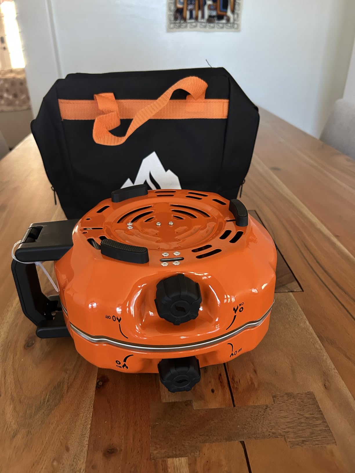 20,000 BTUs 2 Burner Propane Camping Stove, Portable Folding Camp Stove with Adjustable Burners, Regulator and Carrying Bag, Dual Gas Stoves Easy Carrying Handle for Tailgating, Camping, BBQ customer photo 1