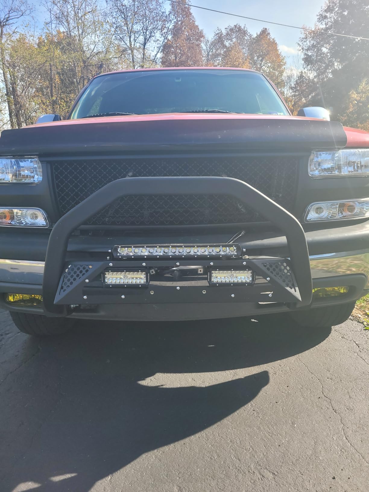 Nilight Bull Bar with Light Bar&License Plate Hole Compatible for Ford F-150 F150 2004-2026 Truck Brush Guard, Front Bumper Push Bar w/Grille Skid Plate Light Mount customer photo 2