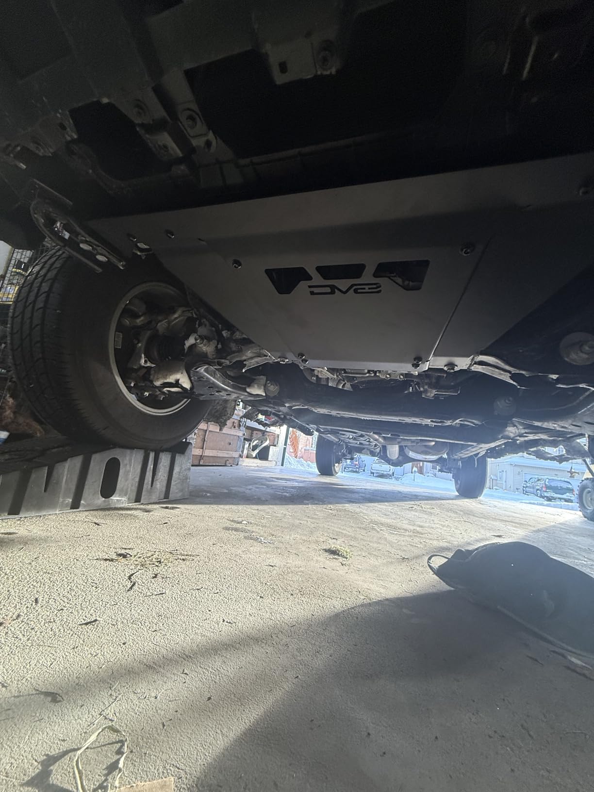 DV8 Offroad Front Skid Plate for 2024 Toyota Tacoma | Protects Intercooler | Rigid Fitment | Compatible w/Factory & DV8 Front Bumpers | Fully Bolt-On Install | 3.5mm Steel customer photo 2