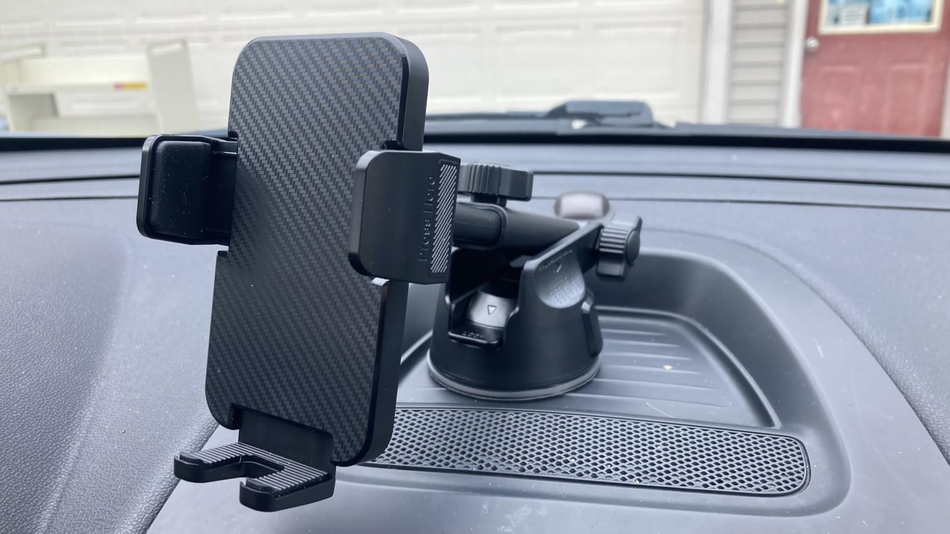 Qifutan Dash Mounted Holders Phone Holders for Your Car Phone Mount for Car Windshield Dashboard Air Vent Universal Desk Mounts Hands Free Automobile Cell Phone Holder Fit for iPhone Smartphone customer photo 1