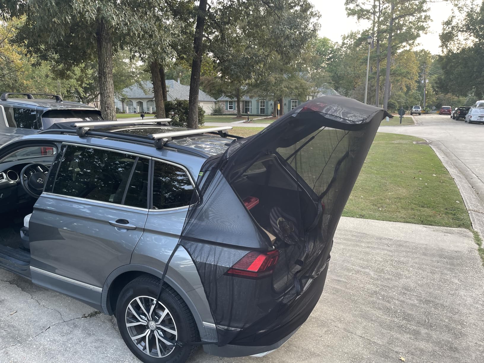 Car Camping Tailgate Mesh Screen for SUV, Mini Van, Great for Ventilation and Mosquito Prevention Car Camping Accessories customer photo 1