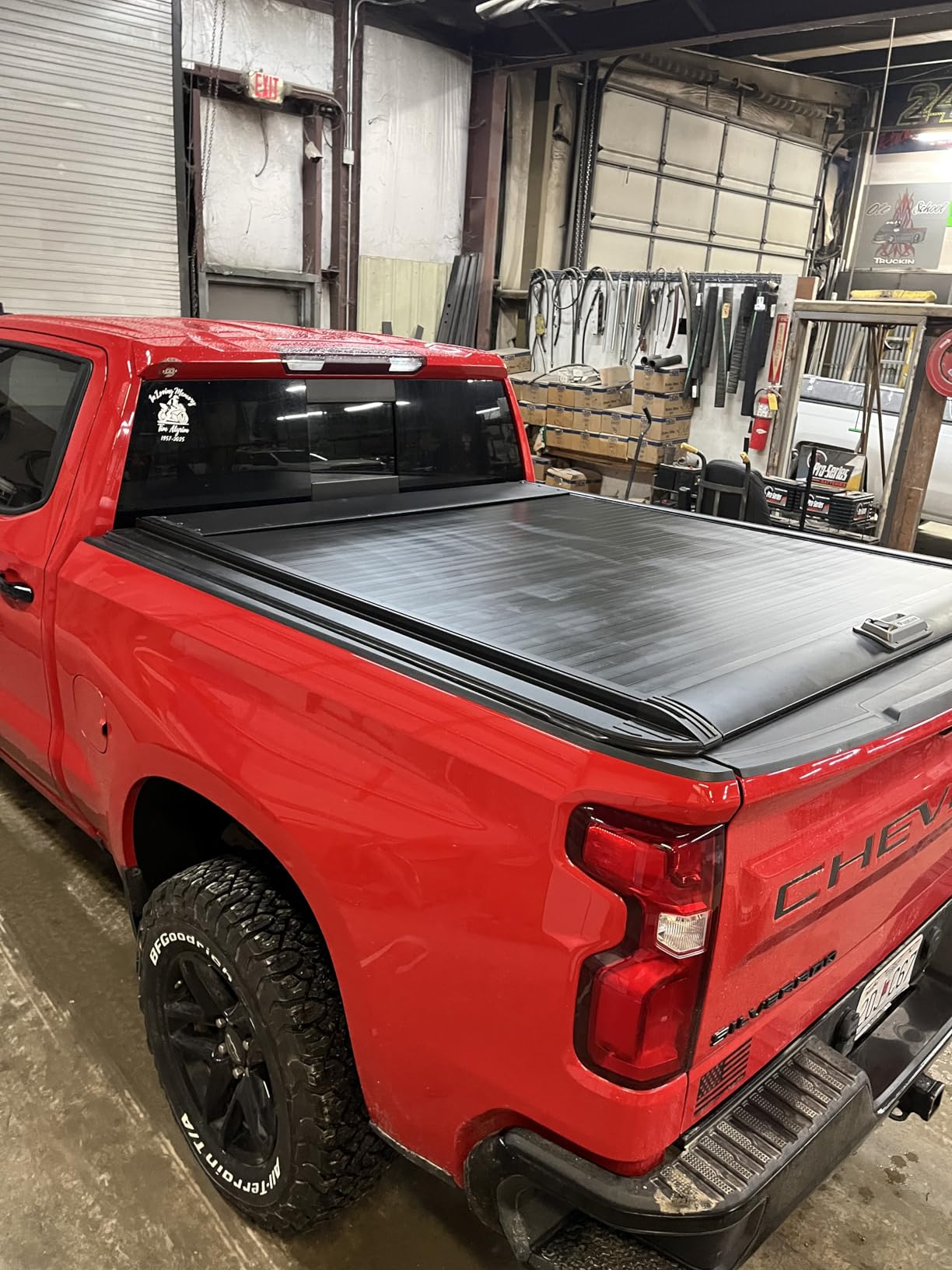 Retractable Truck Bed Tonneau Cover for 2014 2015 2016 2017 2018 2019 2020 2021 2022 2023 2024 2025 2026 Chevy Silverado/GMC Sierra 1500 (5'8