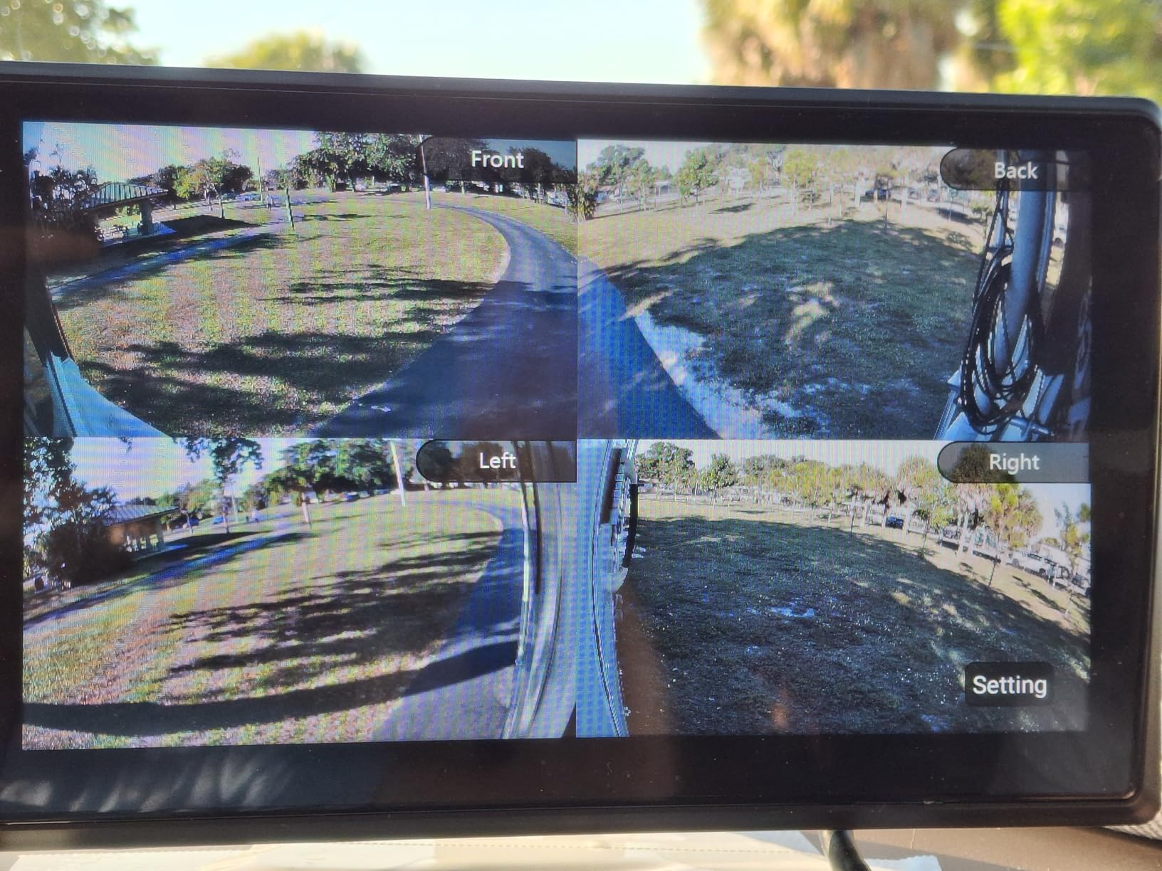 RV Camera System with Carplay Android Auto, 5 1080P Wired Backup Camera & 10.1