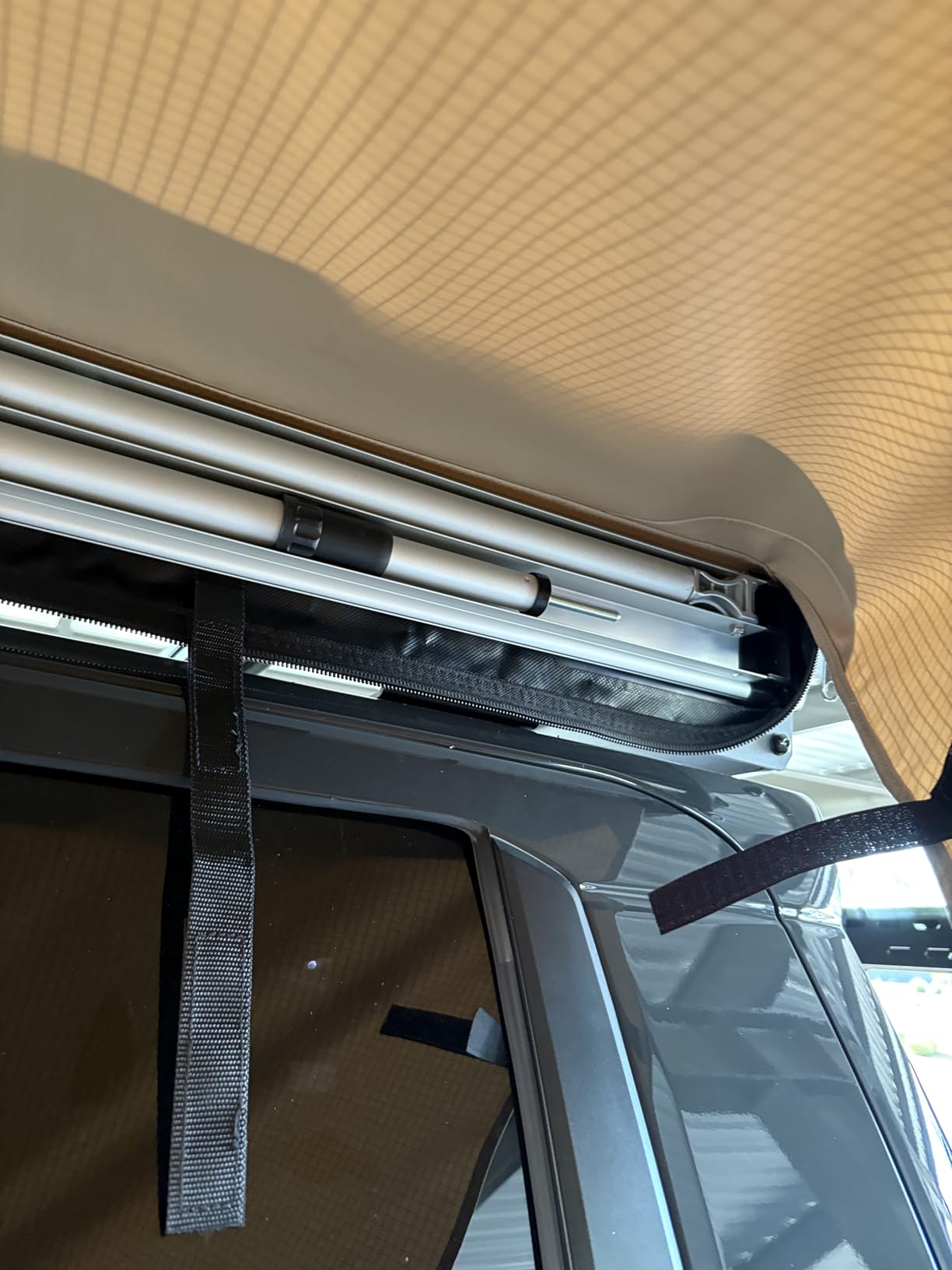 270 Awning - 125 SQ. FT Freestanding All-Weather Side Canopy, Vehicle Awning UV50+, Waterproof PU10000mm, Adjustable for SUV/Truck/Van Driver Side, Wind Resistant customer photo 2