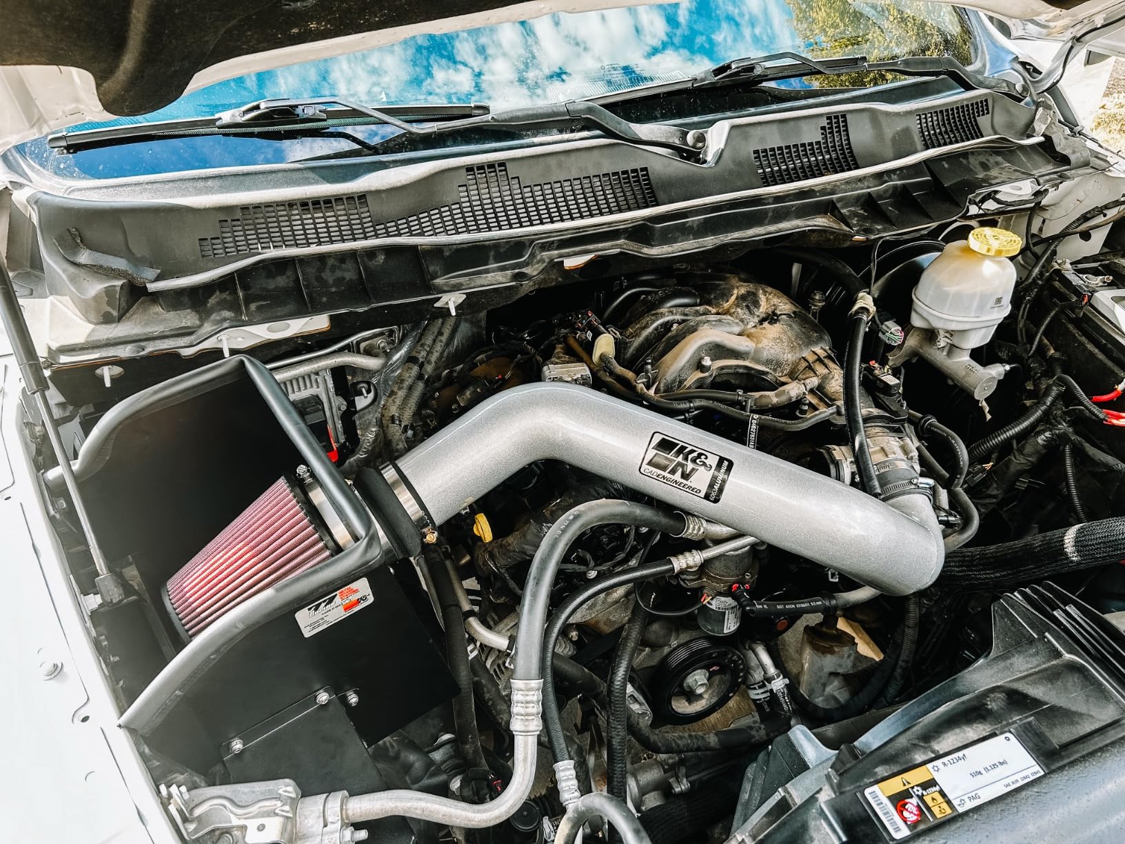 K&N NextGen Cold Air Intake System: High-Flow Cotton Filter: Compatible with 2013-2024 RAM 1500, 1500 Classic; 50-1564 customer photo 2