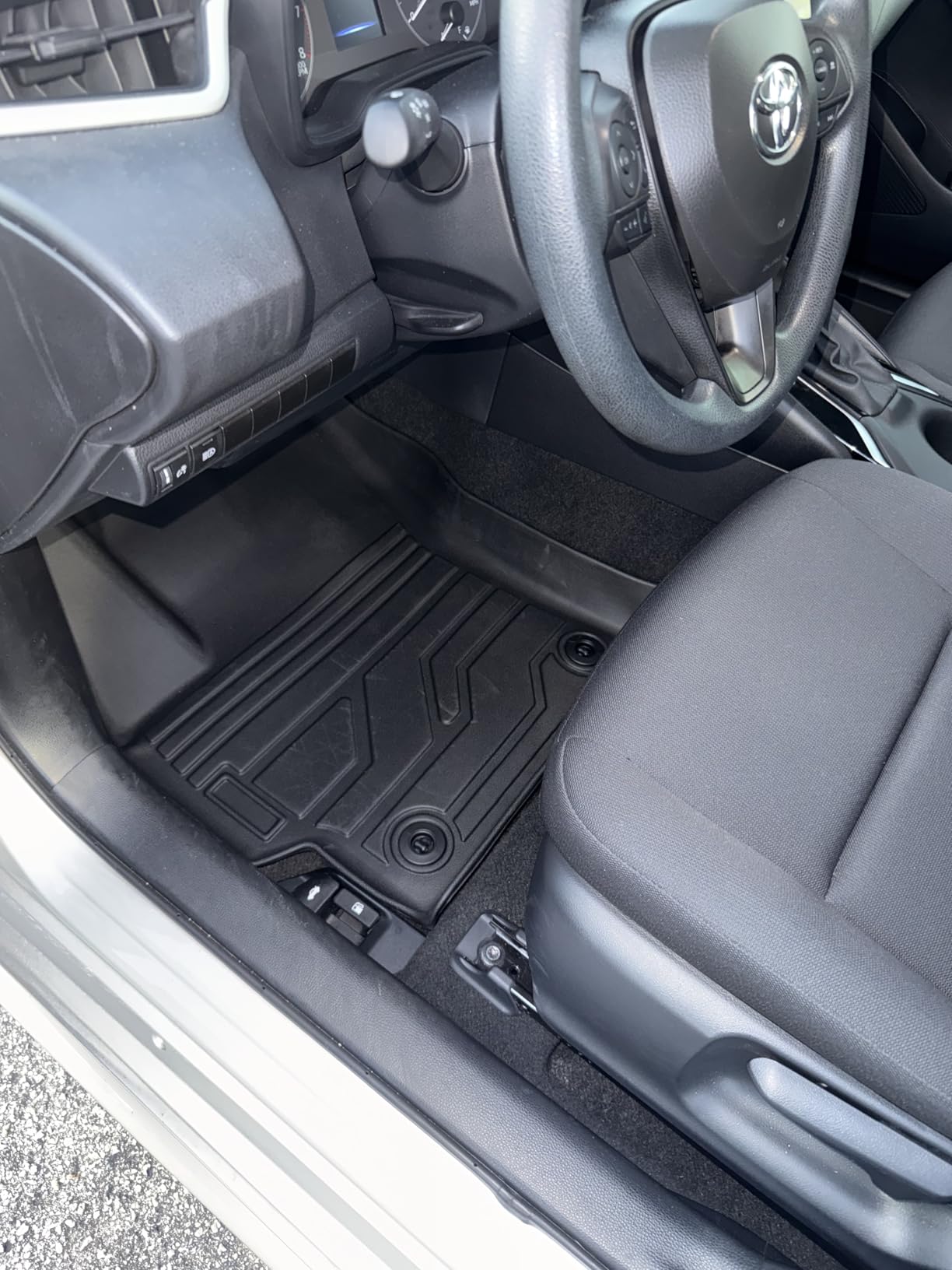 Floor Mats for Toyota Rav4 2019-2025 (Include Hybrid), Custom Fit All-Weather TPE Floor Liners, Front & 2nd Row & Cargo Liner customer photo 1