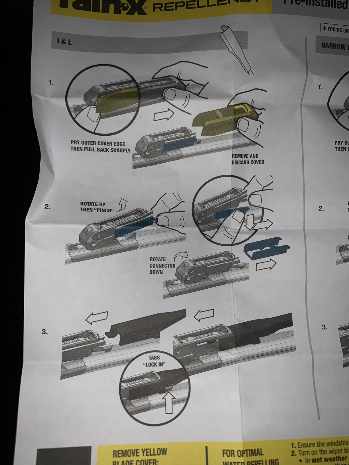 Rain-X 810363 Repellency Water Repellent Wiper Blades, 22