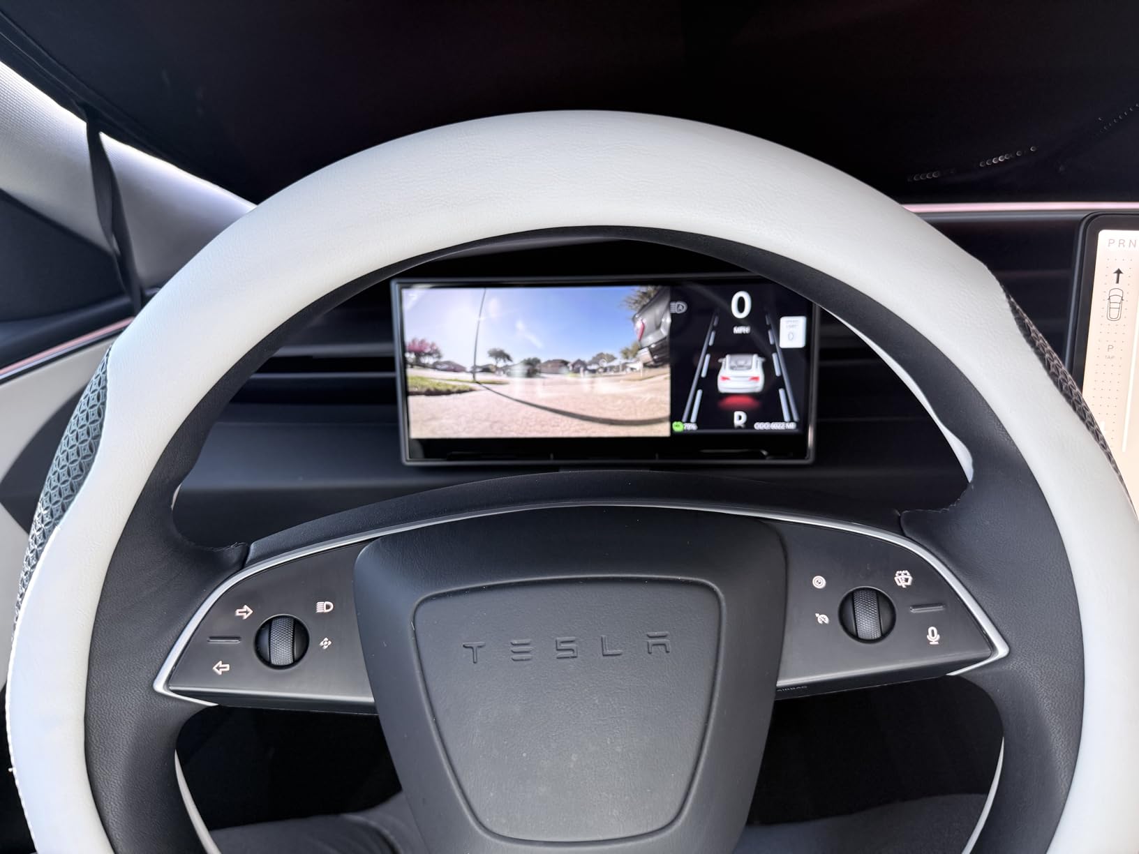 8.9'' Head Up Display for Tesla Model 3 Highland with Wireless/Wired Carplay Android Auto Bluetooth Synchronous Data, Equipped with Front Camera, OTA Update customer photo 2