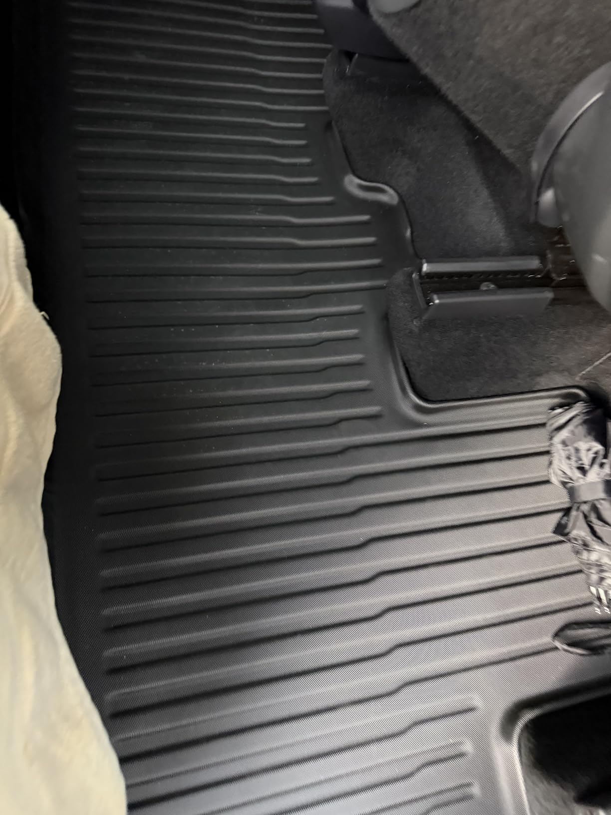 2025 2026 Tesla Model Y Juniper Floor Mats and Cargo Liners, Juniper Cargo Trunk Mats Accessories TEP, Set of 6 Mats, Waterproof Easy-Clean Durable(Upgraded-Lengthened) customer photo 1