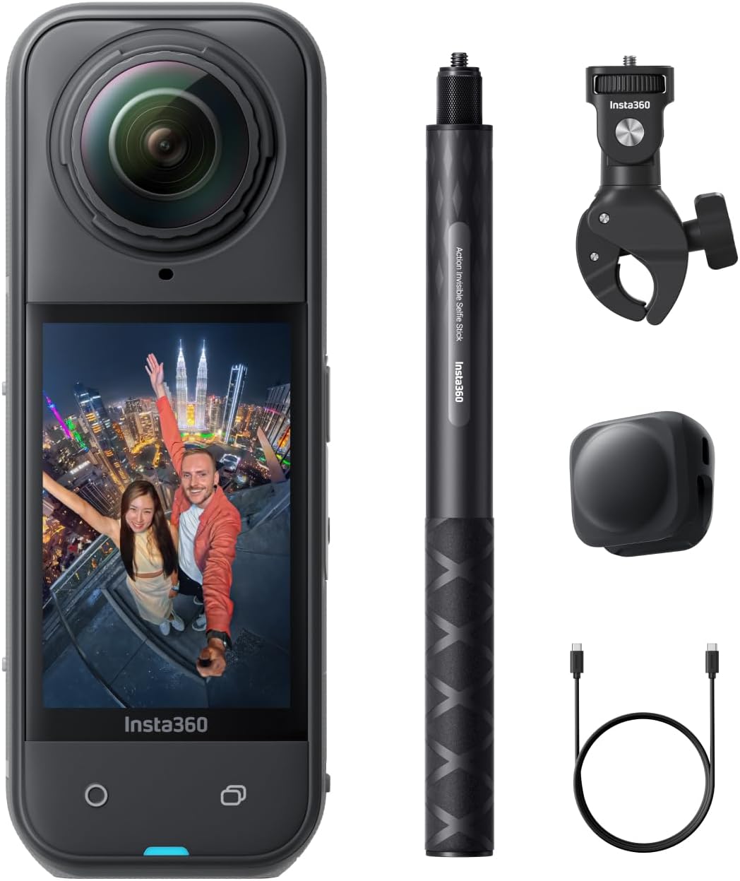 Insta360 X5 Motorcycle Bundle - Waterproof 8K 360 Degree Action Camera, Rugged & Replaceable Lens, 3-Hour Battery, Clear Audio, Stabilization, Invisible Selfie Stick Effect, Leading Low Light customer photo 1