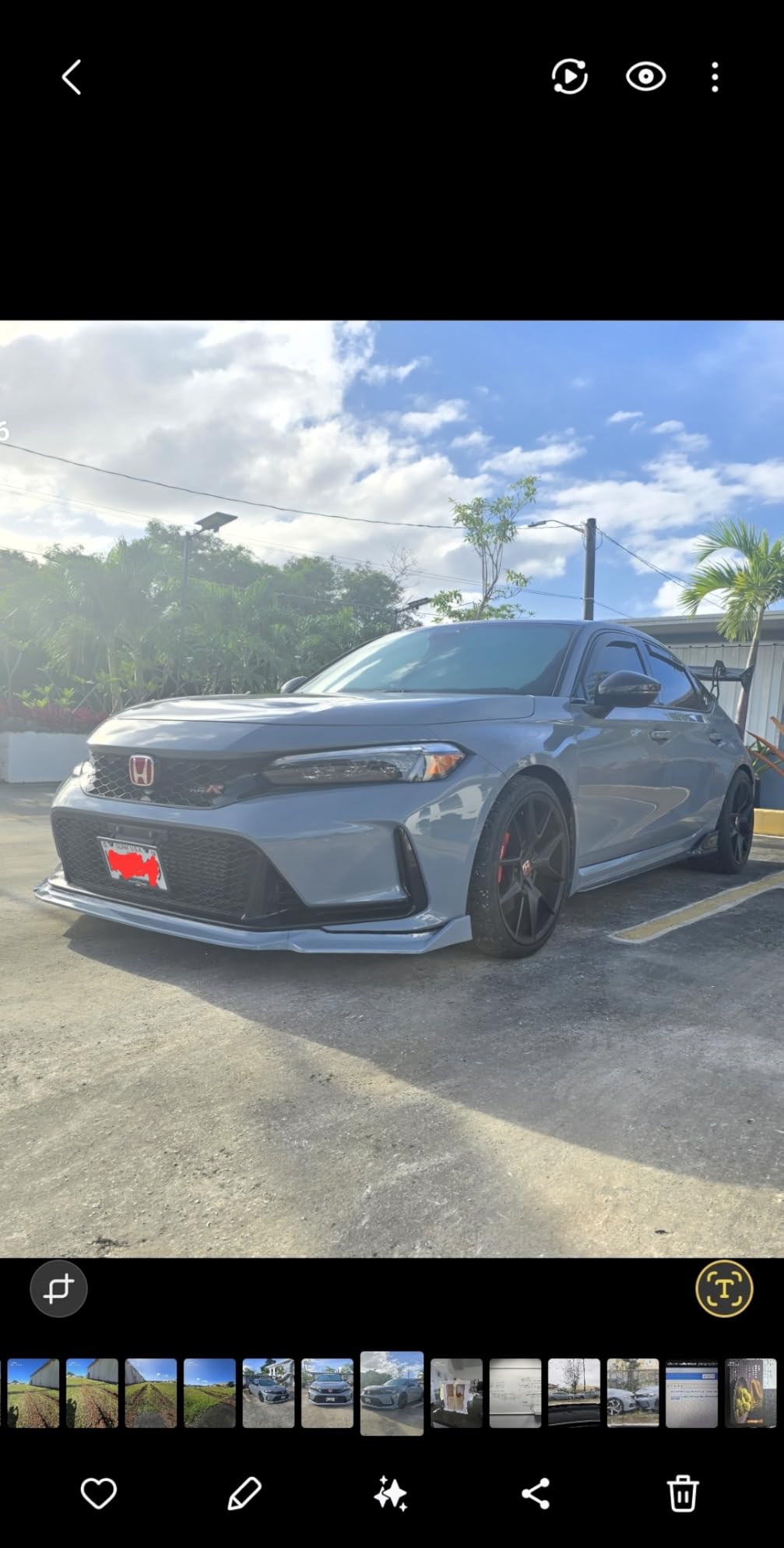 STSEV01 Front Bumper Lip Splitter Spoiler Compatible with Honda Civic Sedan/Hatchback/EX/EX-L/LX/Sport/Touring 2022 2023 2024 11TH Gen Air Dam Chin Body Kit Underbody Lip Exterior Accessories customer photo 1