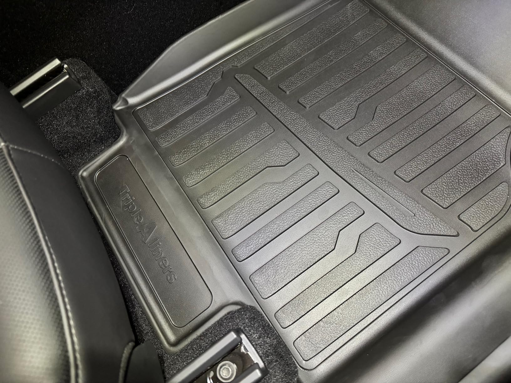 TripleAliners 10PCS Floor Mats Fit for 2026+Tesla Model Y Juniper Set Full Protection All Weather TPE Anti-Slip Custom Fit Floor& Frunk& Trunk& Rear Lower& Backrest Mat& Bumper Guard(Not Fit Standard) customer photo 1