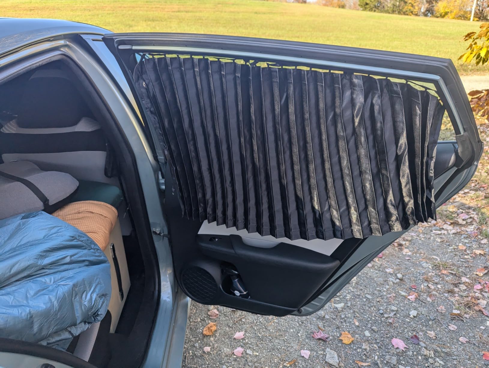 ZATOOTO Suede Car Window Shades 4PCS - Car Window Covers for Ultimate Privacy, UV Protection, and Heat Insulation, Side Window Sun Shade Perfect for Camping, Travel, Baby Safety, and Daily Use customer photo 1