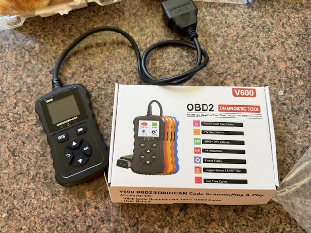 OBD2 Scanner Car Code Reader Support Voltage Test Plug and Play Fixd Car CAN Diagnostic Scan Tool Read and Clear Engine Error Codes for All OBDII Protocol Vehicles Since 1996 (Black) customer photo 1
