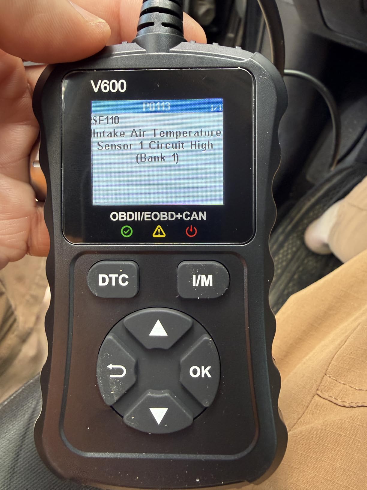OBD2 Scanner Car Code Reader Support Voltage Test Plug and Play Fixd Car CAN Diagnostic Scan Tool Read and Clear Engine Error Codes for All OBDII Protocol Vehicles Since 1996 (Black) customer photo 2