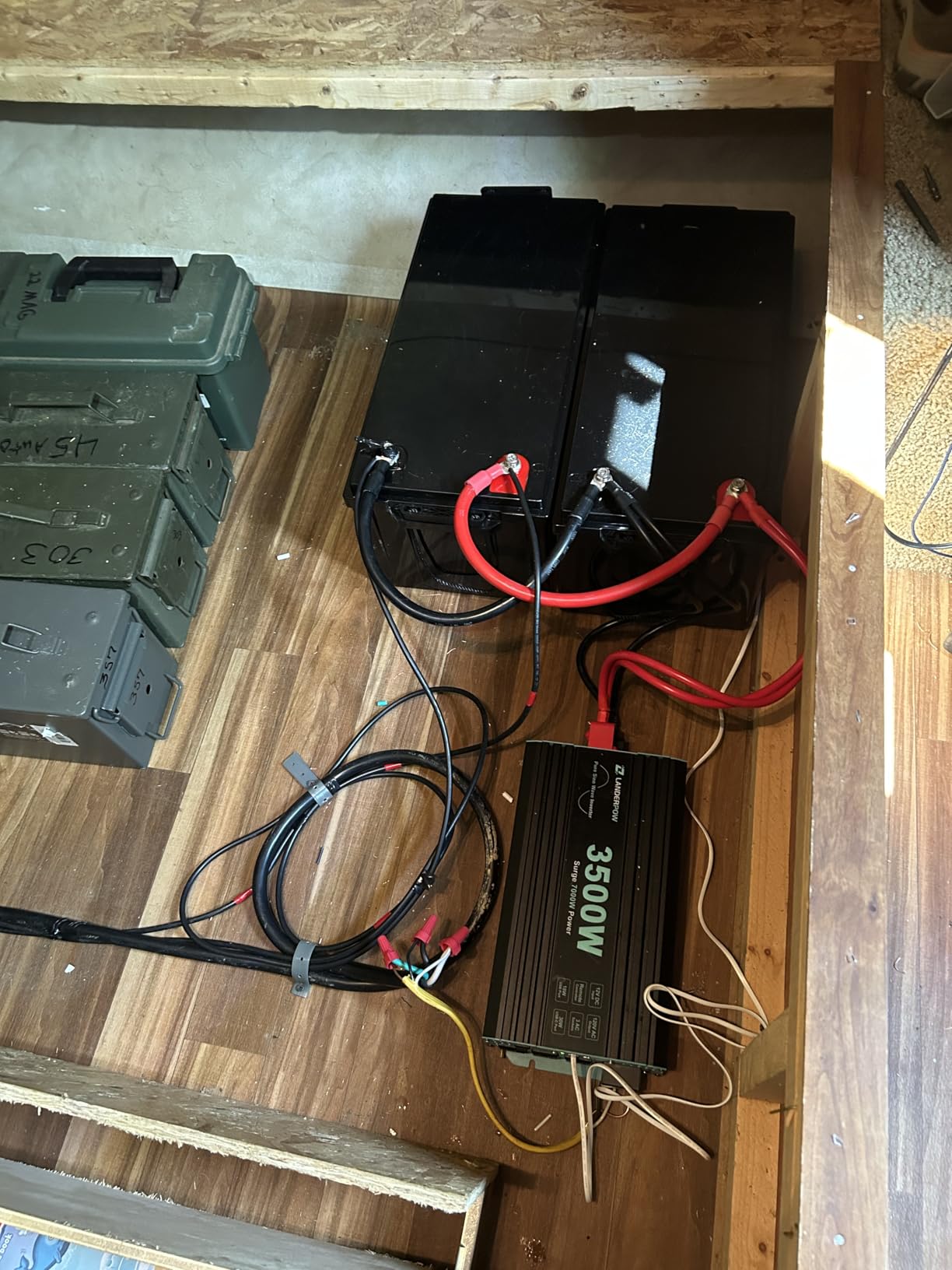 12V 300Ah LiFePO4 Battery, Built-in 200A BMS, 15000 Deep Cycles, 3840Wh, Low Temp Protection Lithium Iron Phosphate Battery for Home Energy, RV, Trolling Motor, Marine, Solar, Off-Grid customer photo 2