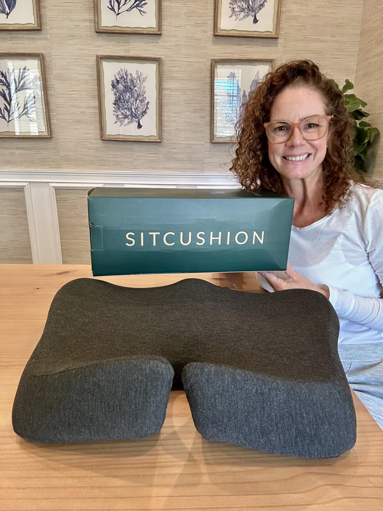 X Large Seat Cushions for Office Chairs, Car & Truck. Gaming Chair Seat Cushion and Sciatica Pain Relief Pillow for Back Pain. Orthopedic Coccyx Cushion for Tailbone Pain Relief (Original Black) customer photo 1