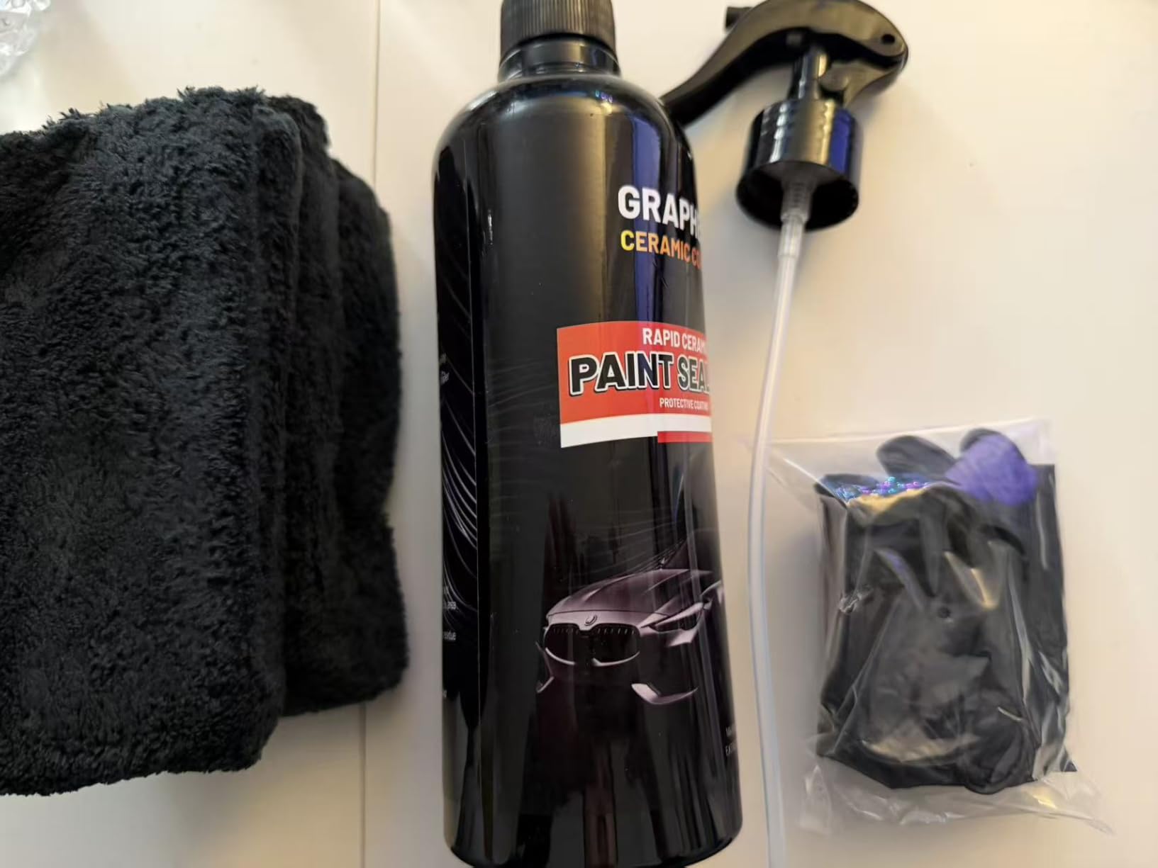 20H Professional Graphene Ceramic Coating for Cars (70ml) - 10+ Years Protection, Hydrophobic, Scratch & UV Resistant, High Gloss Finish - Professional-Grade Car Detailing Kit - Easy Application customer photo 2