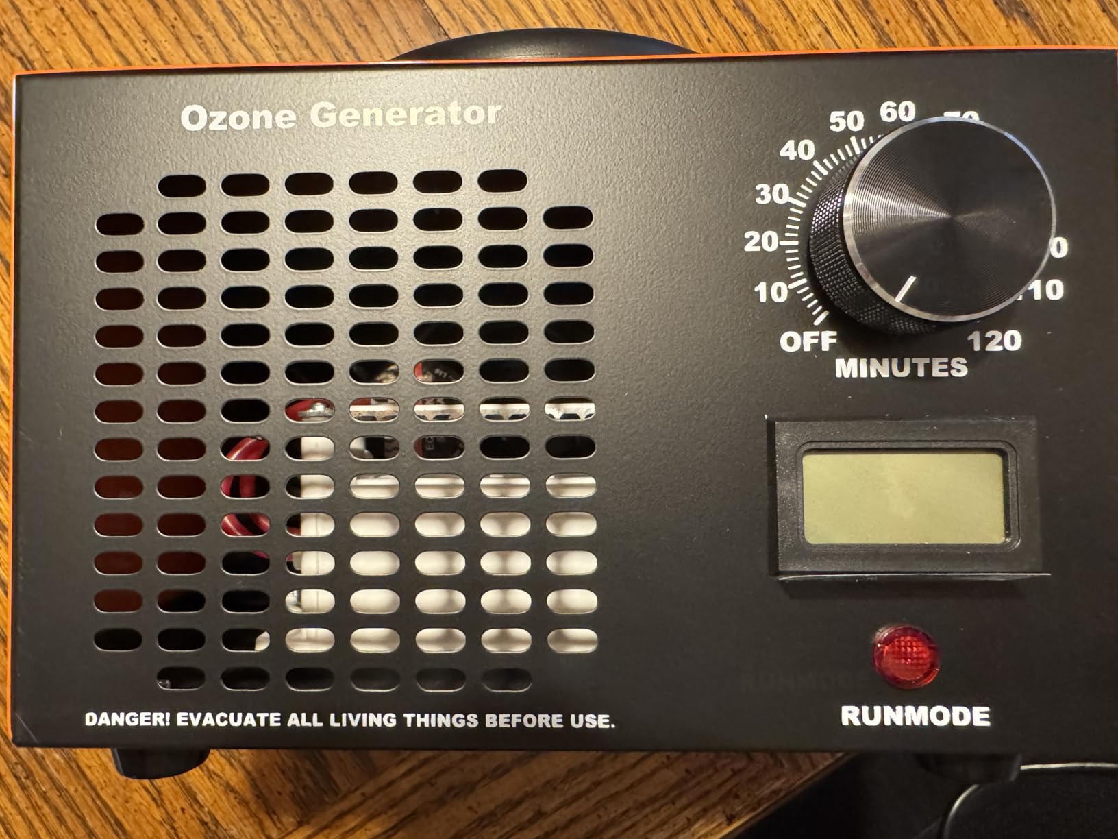 Ozone Generator 160,000mg/H with Temp/Humidity Display - 120 Min Timer O3 Ionizer Air Purifier for Large Spaces (5000 Sq.Ft) - Upgraded Ozone Machine for Cars, Homes, Hotels, Kitchens & Pet Areas customer photo 2