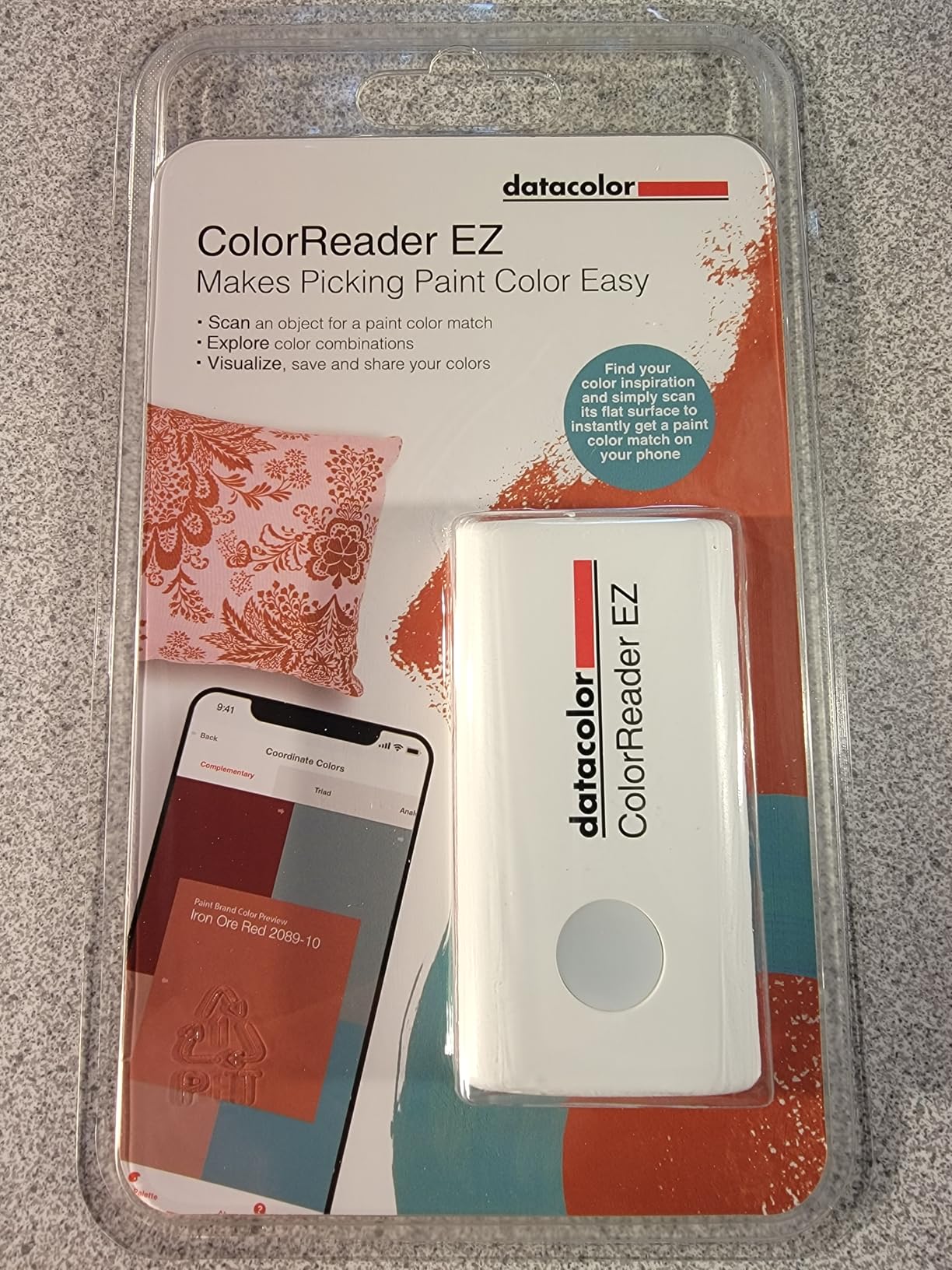 Datacolor ColorReader EZ 2025 Version - Portable Paint Color Matching Tool with Improved Results, Scan for Instant Reading with CIELAB/RGB/HEX Values and Coordinating Colors customer photo 2