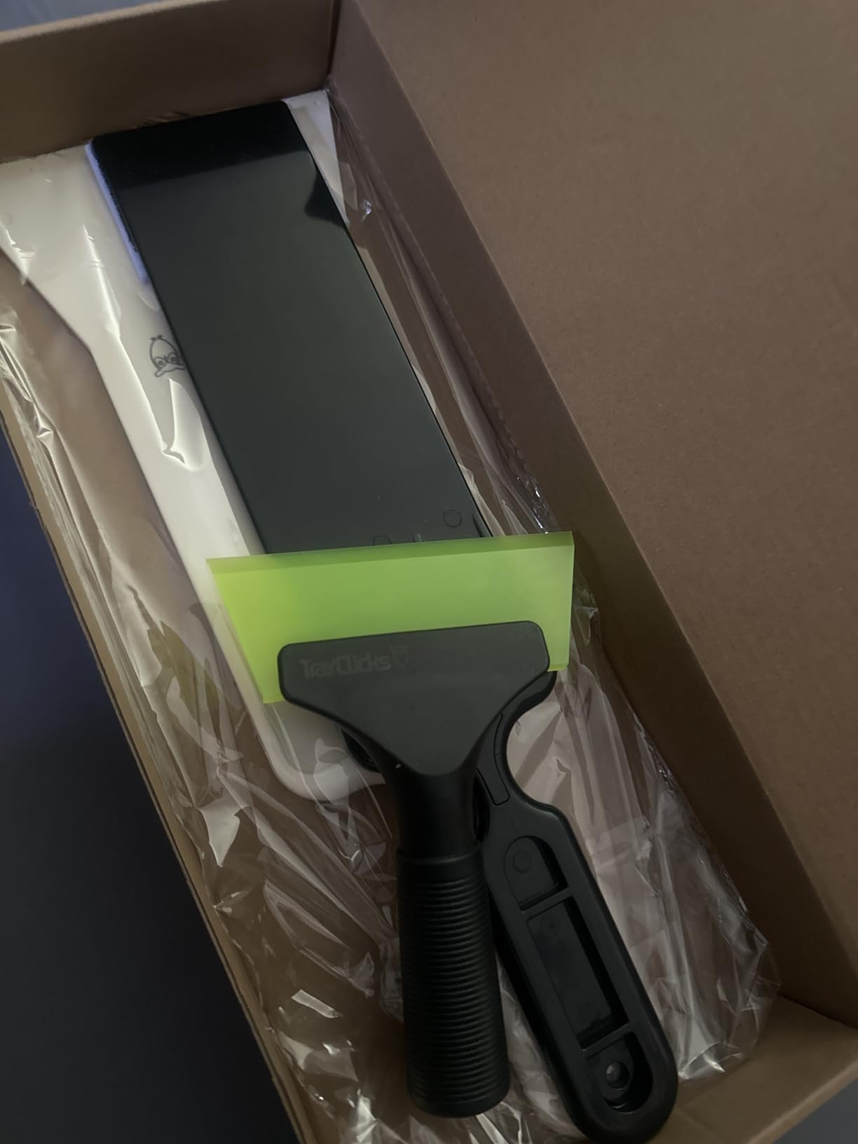 Window Tint Tools kit Vinyl Wrap Tool for Car Tinting Windshield Back Window Squeegee Bulldozer Squeegee Scrubber Paddle Rubber for Car Wrapping PPF Film Installation Auto Tint Kit Professional customer photo 1