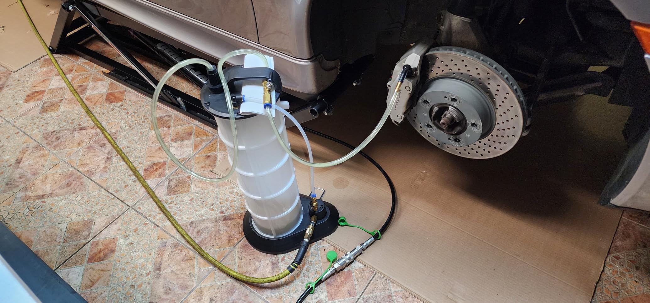 Bundle - 6000TL Portable Car Lift, Wall Hangers & Pinch-Weld Blocks, ALI Certified, 6,000-lbs. Capacity, 110V Power Unit, Car Lift for Garage, Shop, & Mechanic customer photo 1